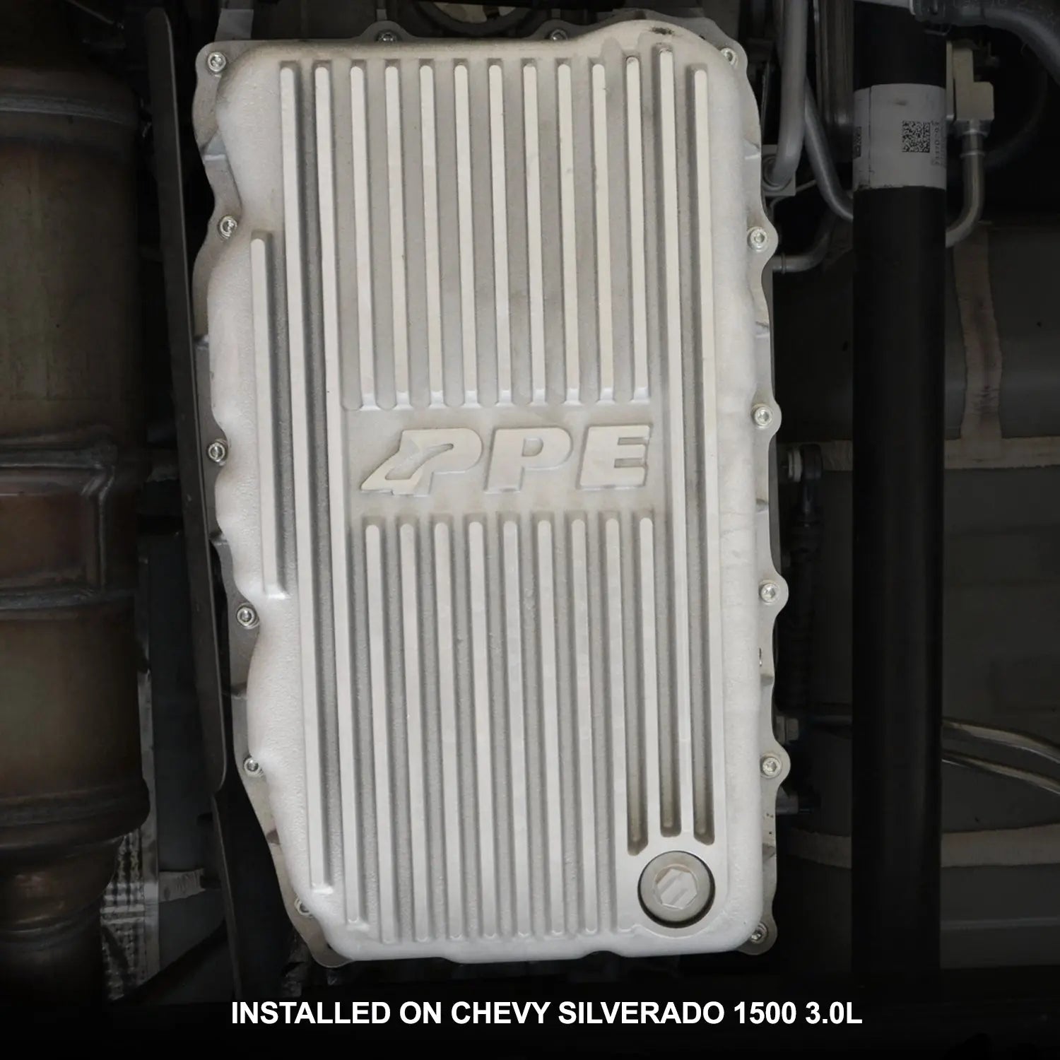 2020-2023 GM 3.0L Duramax w/ 10L80 Transmission Heavy-Duty Cast Aluminum Transmission Pan Pacific Performance Engineering