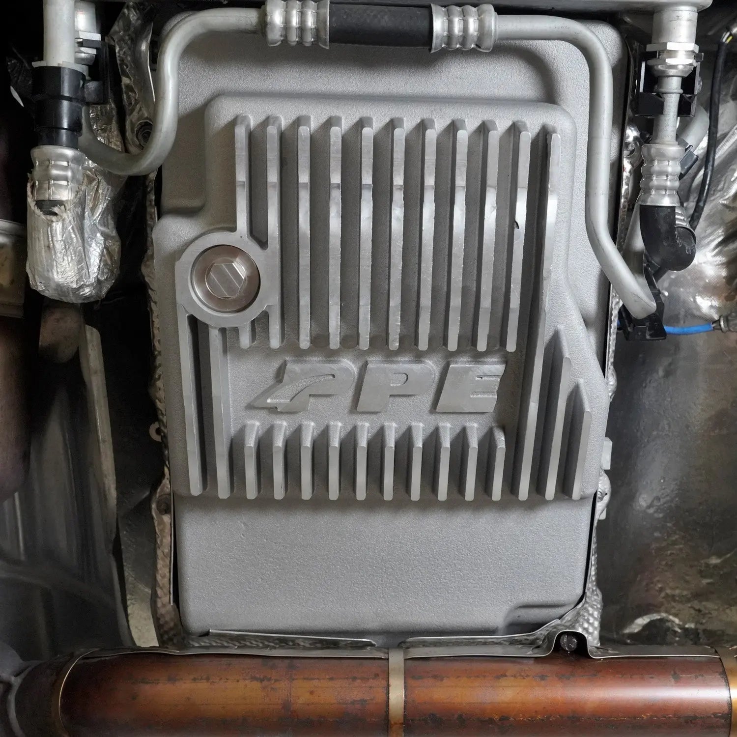 2017-2020 FORD w/ 10R80 Transmission Heavy-Duty Cast Aluminum Deep Transmission Pan Pacific Performance Engineering