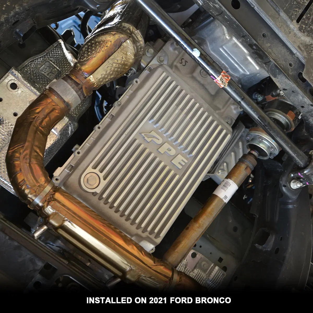 2017-2023 FORD w/ 10R80 Transmission Heavy-Duty Cast Aluminum Transmission Pan Pacific Performance Engineering