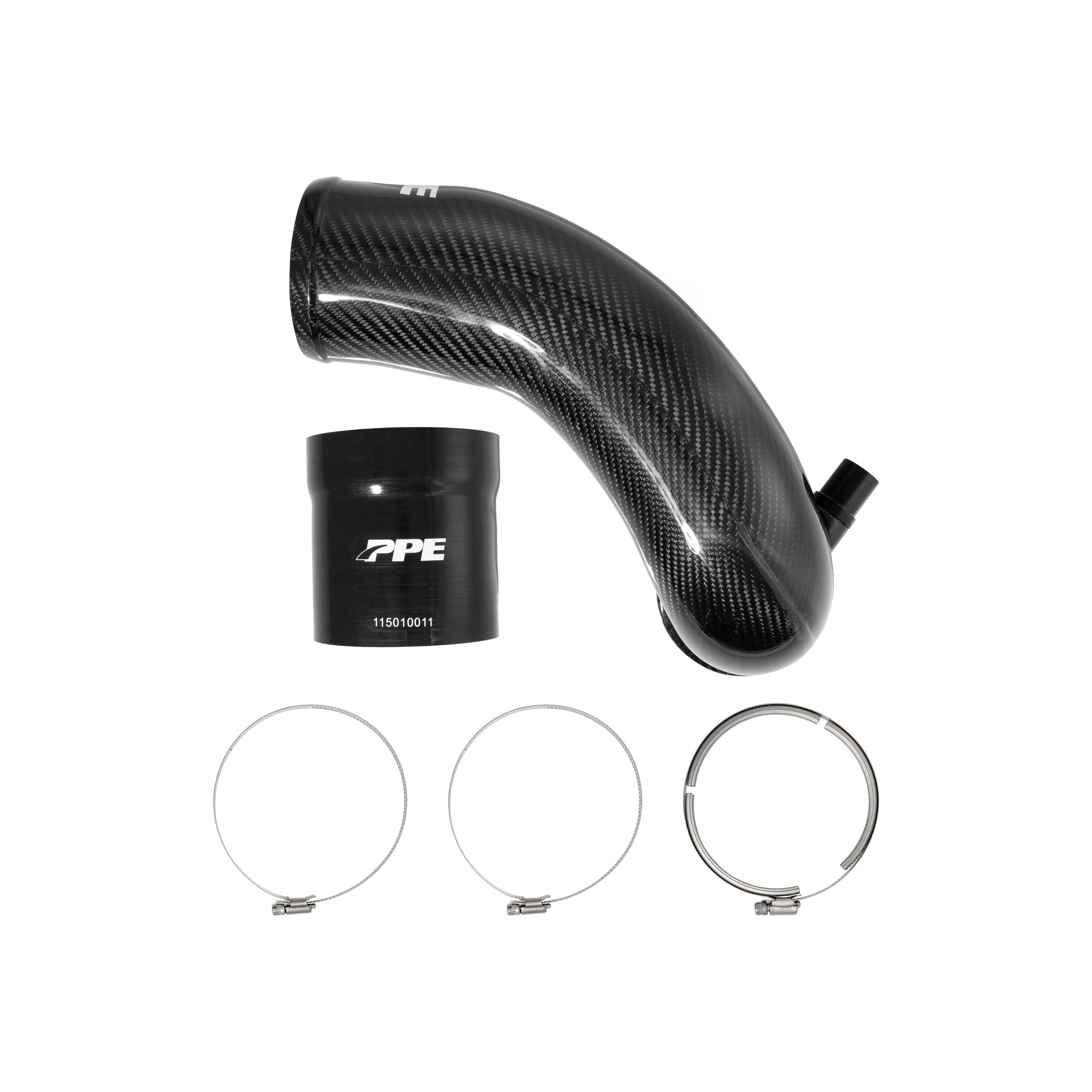 2004.5-2005 GM 6.6L Duramax LLY Zilla Carbon Fiber Turbo Inlet Upgrade