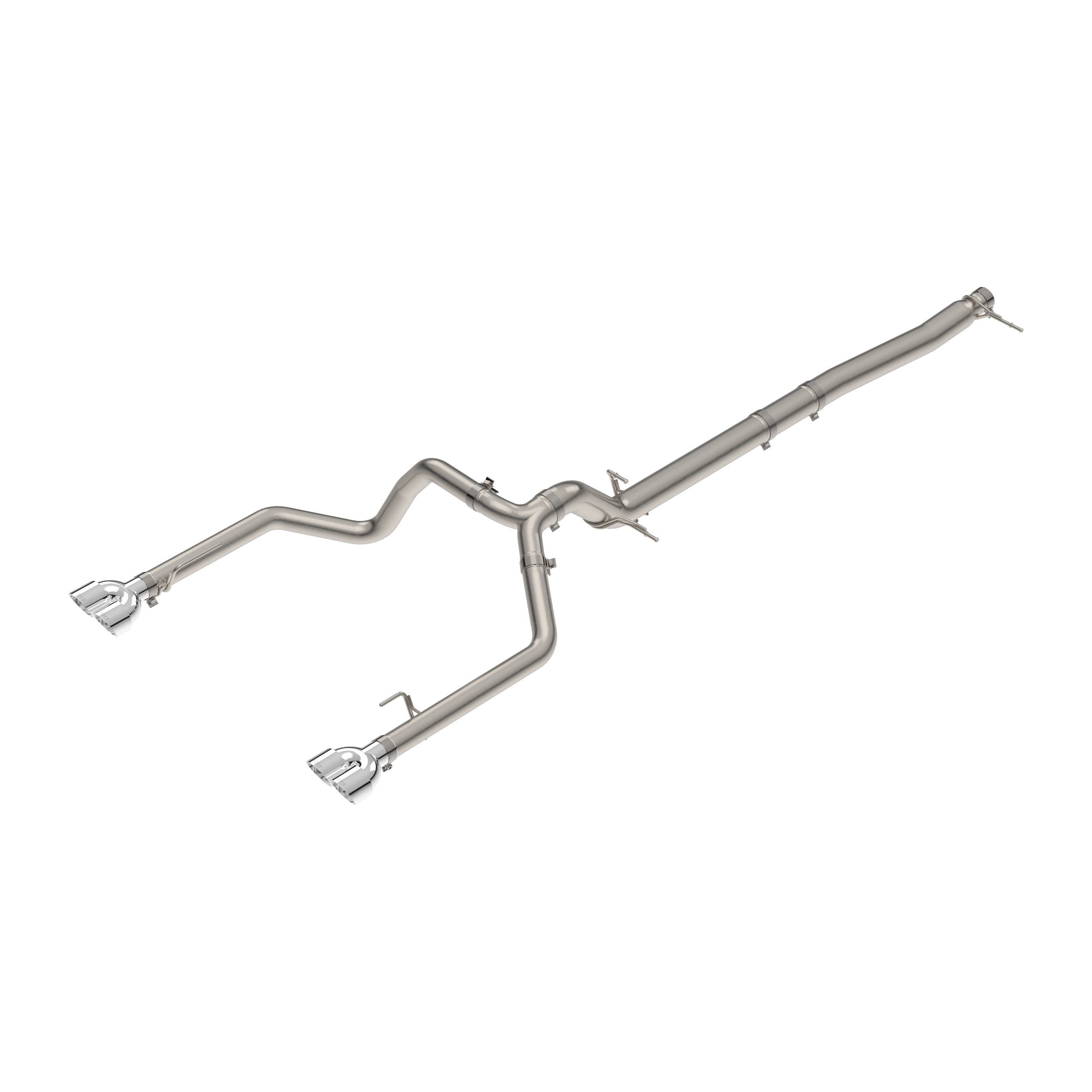 2023–2025 GM 3.0L Duramax 304 Stainless Steel DPF-Back Performance Exhaust Kit - Dual Exit