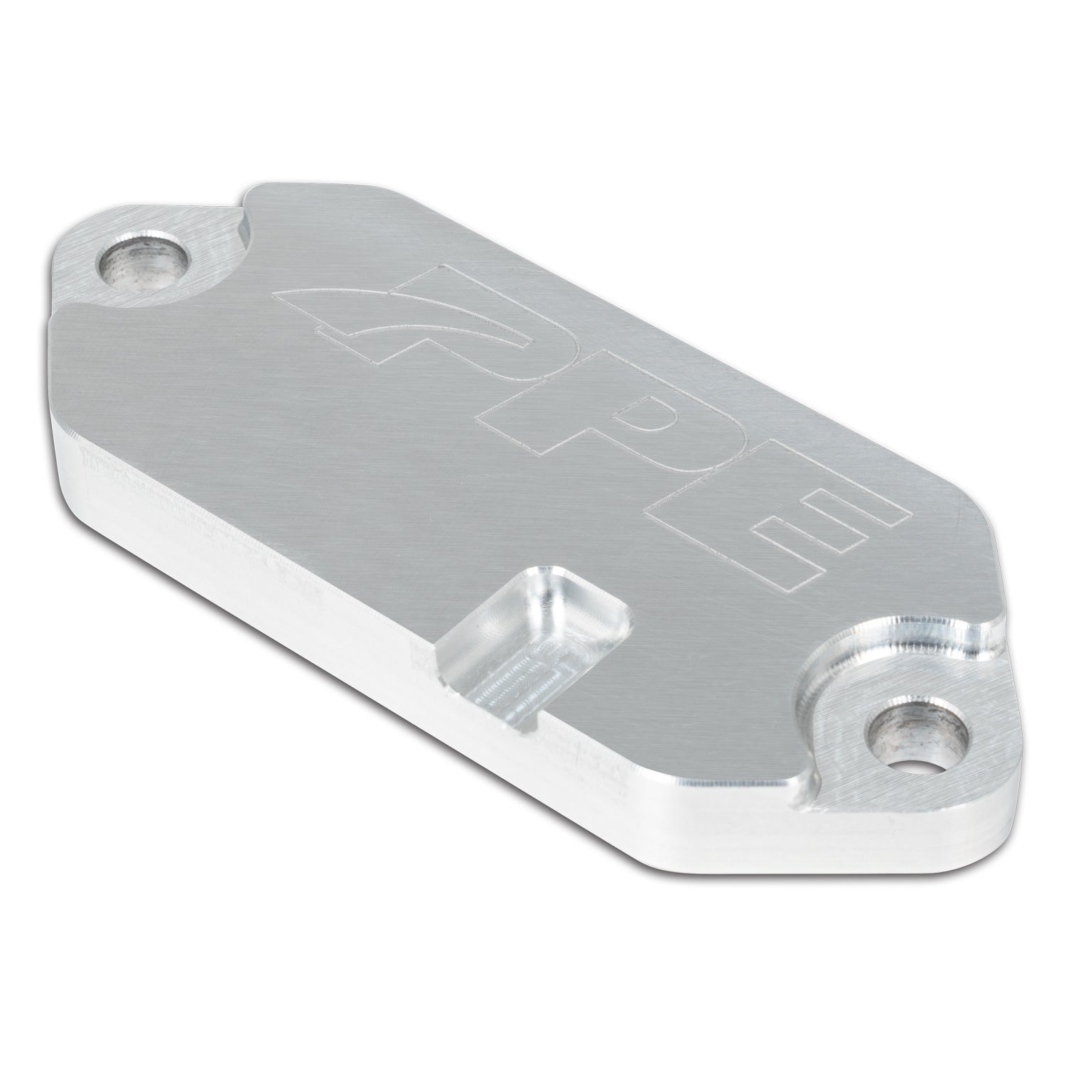 Coolant Block-Off Plate Billet Aluminum - Raw Pacific Performance Engineering