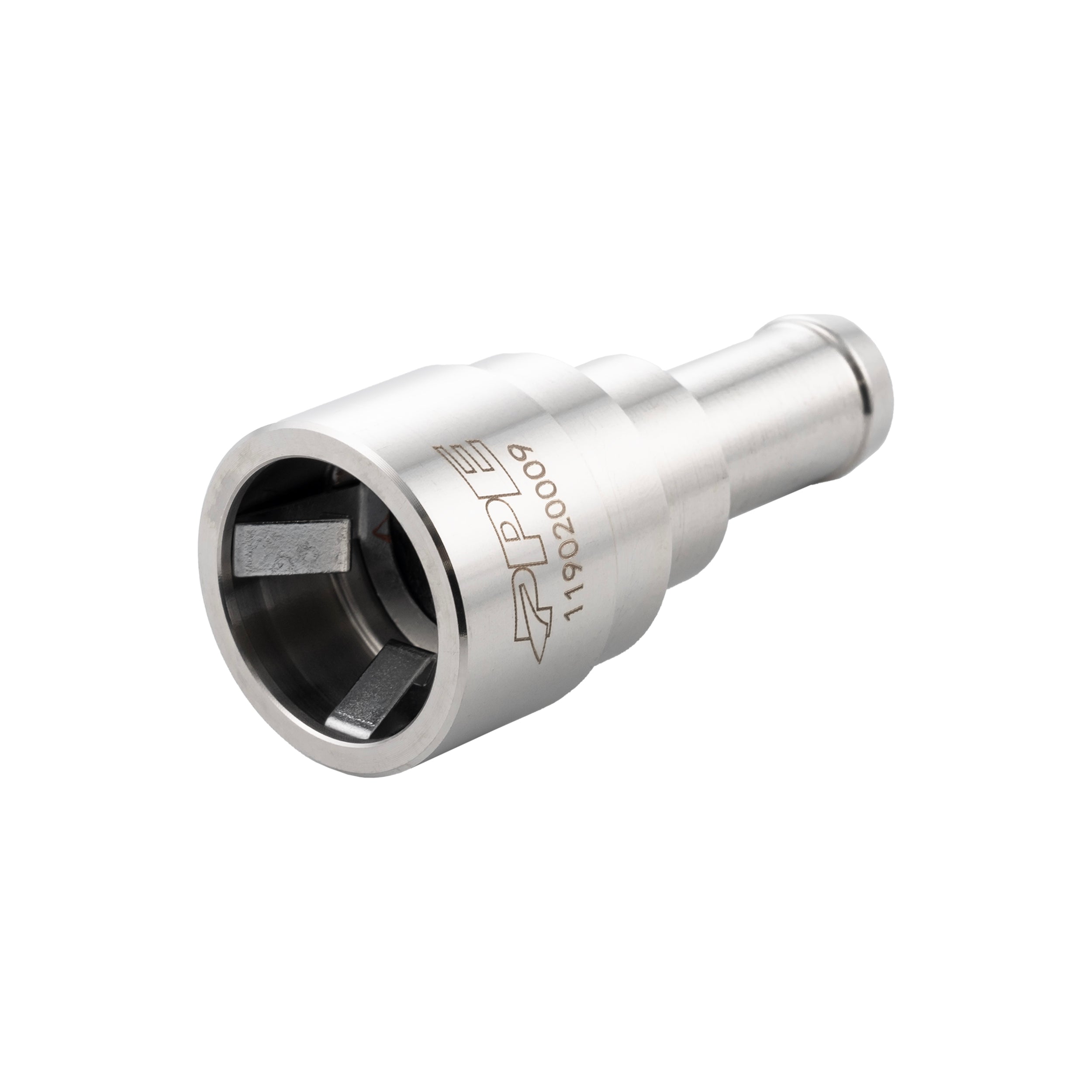 1999-2025 GM Stainless Steel Heater Hose Connector - 5/8'' Hose to 3/4'' Tube