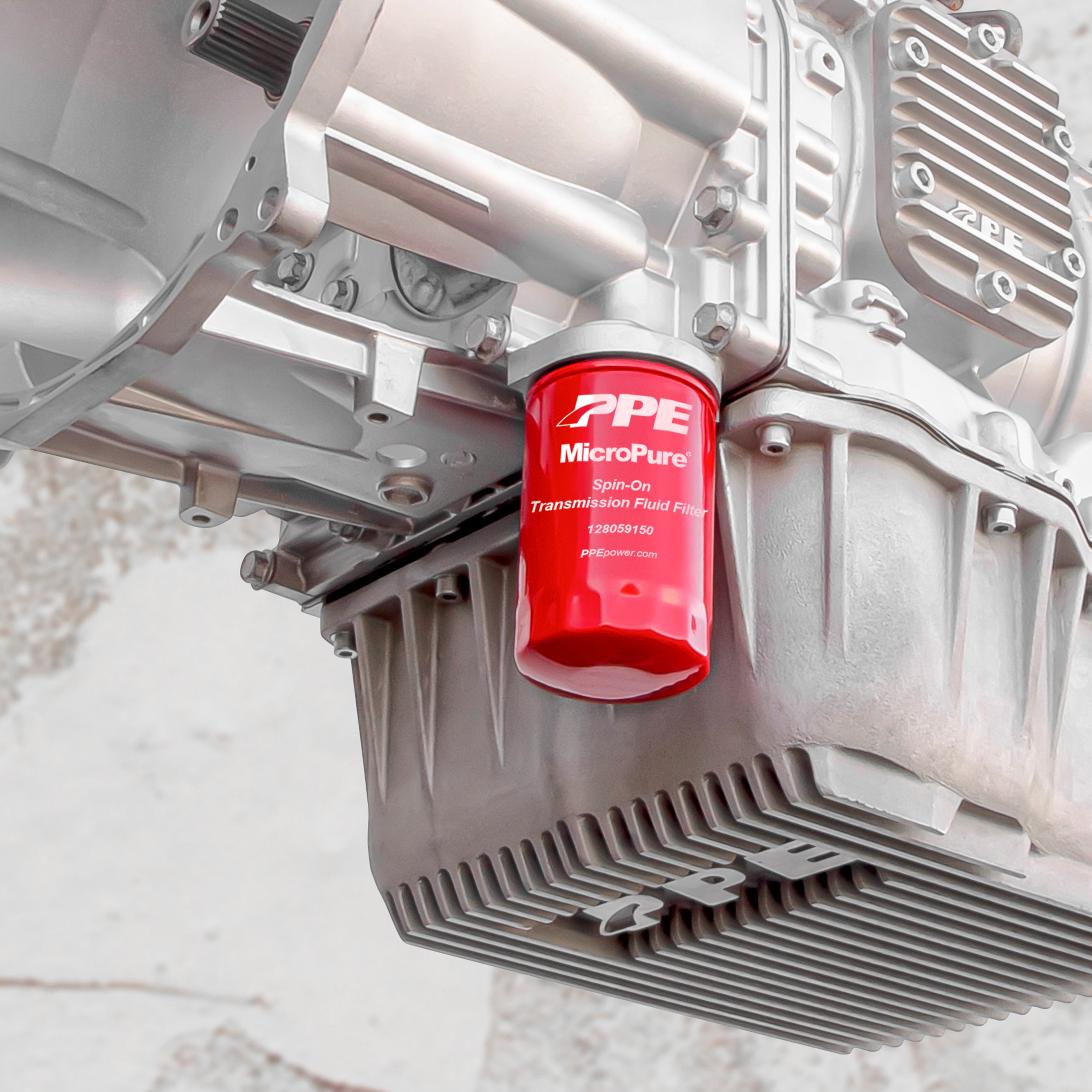 2001-2019 GM 6.6L Duramax Premium High-Efficiency Spin-On Transmission Fluid Filter Pacific Performance Engineering