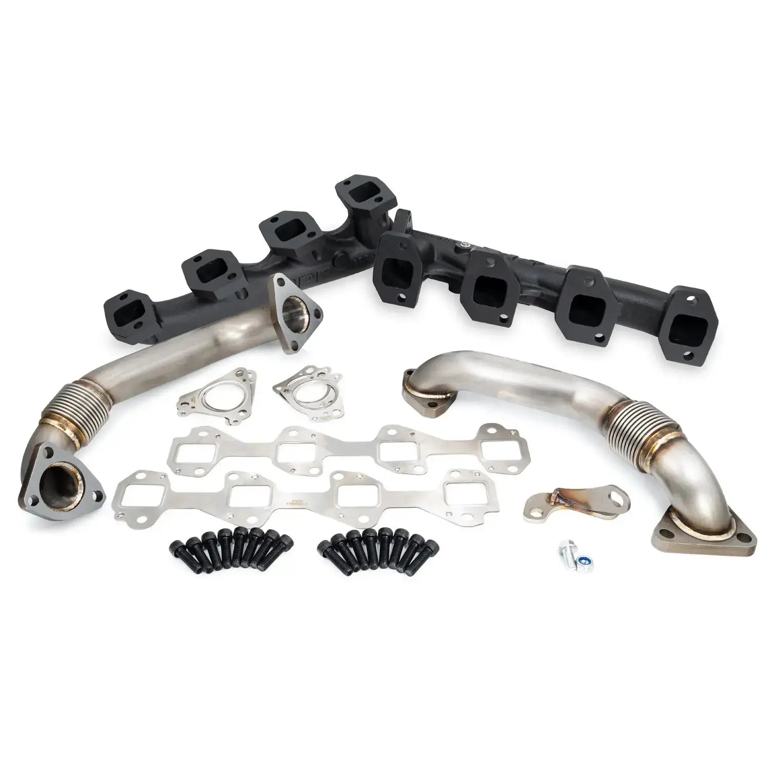 GM 6.6L Duramax High-Flow Exhaust Manifolds and Up-Pipes Kits Pacific Performance Engineering