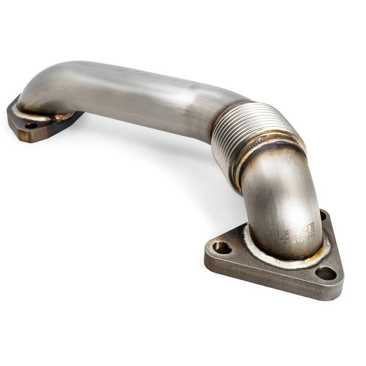 2001-2004 (FED) GM 6.6L Duramax Replacement Up-Pipe (Passenger Side) for OEM Exhaust Manifold - Pacific Performance Engineering