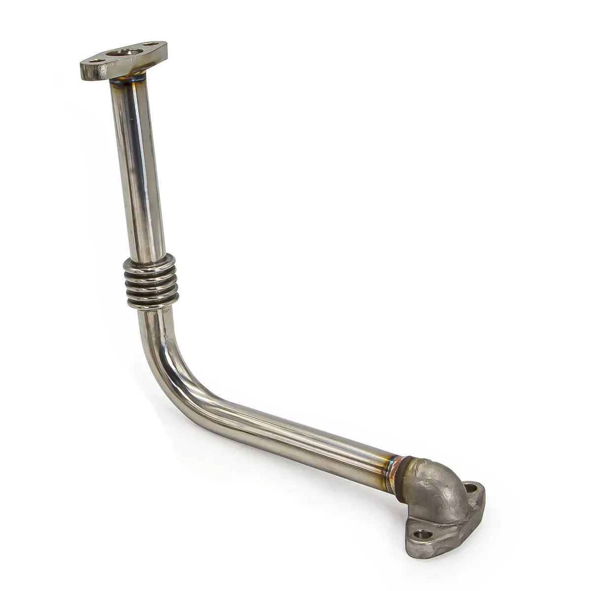 2001-2016 GM 6.6L Duramax 304 Stainless Steel Turbo Oil Return Pipes Pacific Performance Engineering