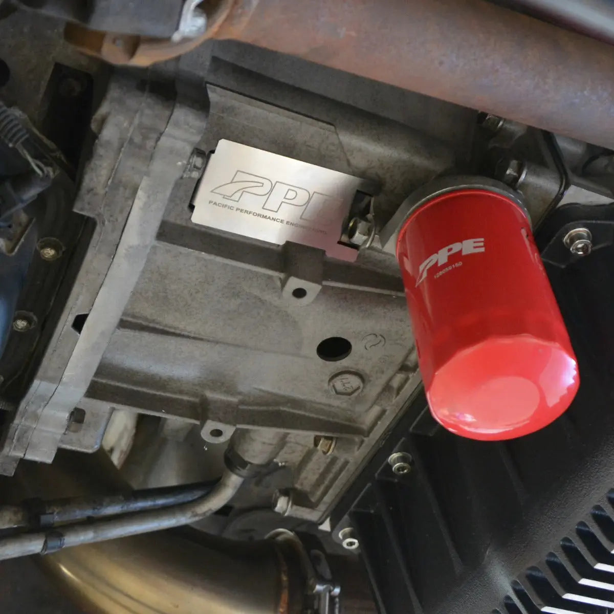 2001-2019 GM 6.6L Duramax Stainless Steel Bell Housing Cover Plate Pacific Performance Engineering