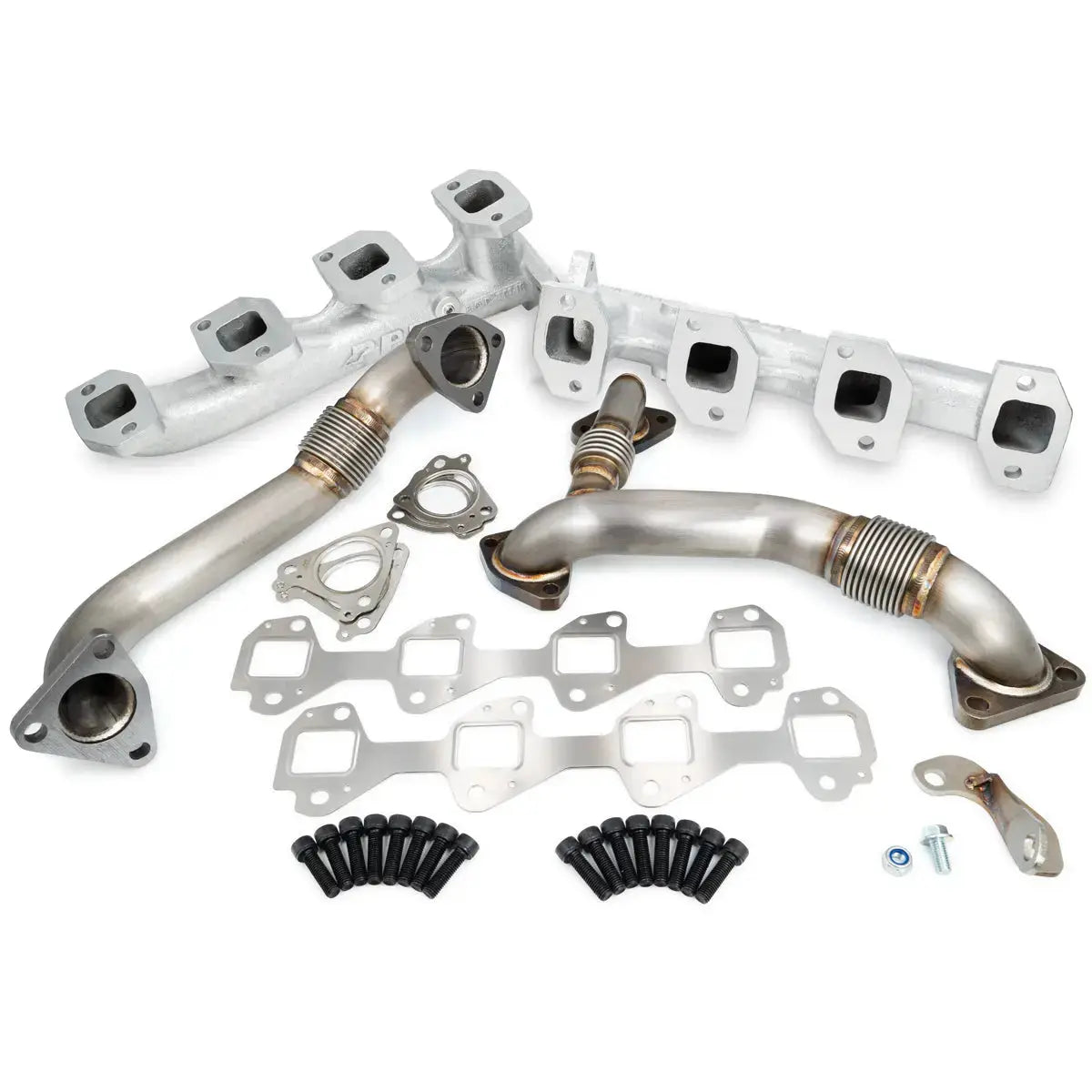 GM 6.6L Duramax High-Flow Exhaust Manifolds and Up-Pipes Kits Pacific Performance Engineering