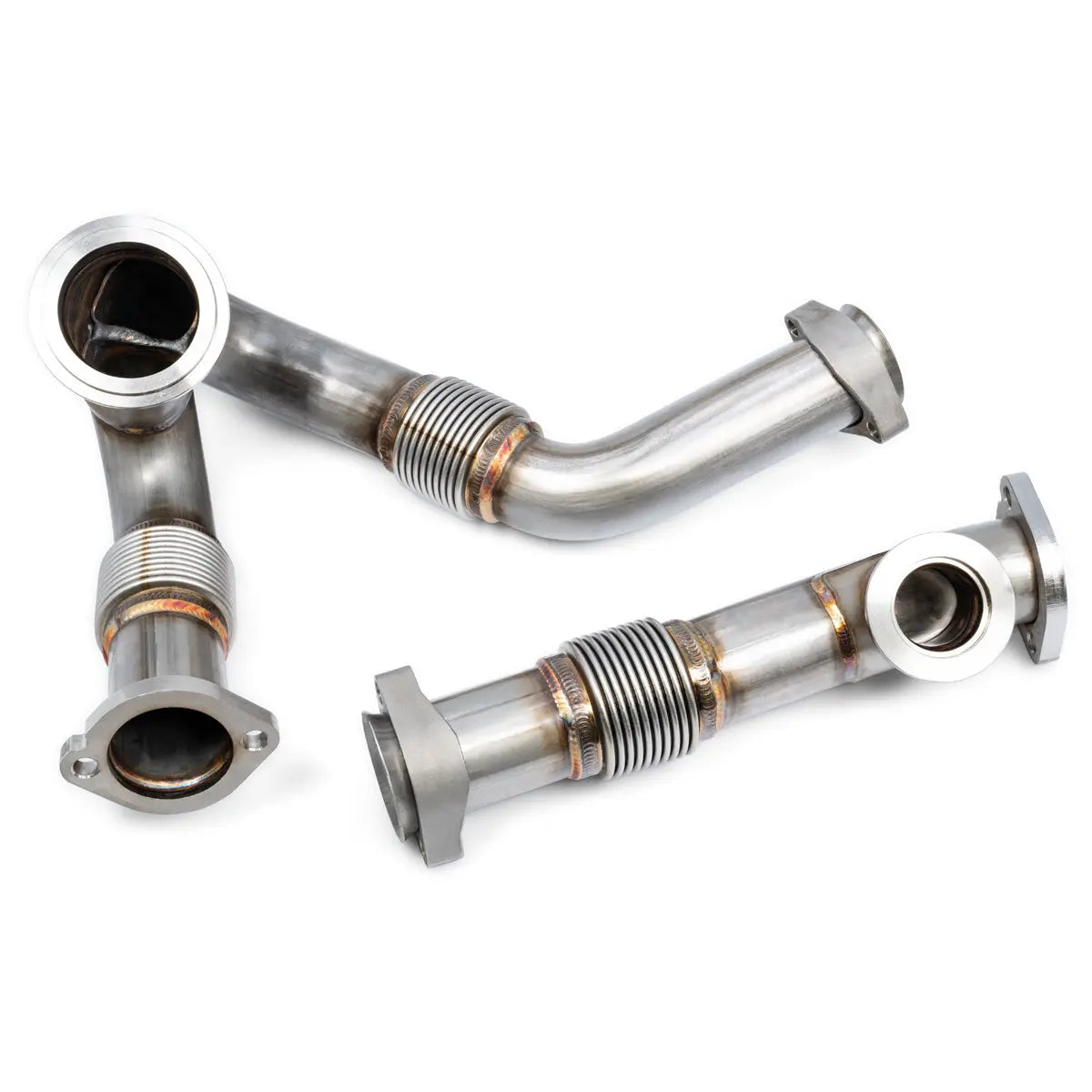 2004-2007 Ford 6.0L OEM Performance Up-Pipes use with square EGR cooler Pacific Performance Engineering