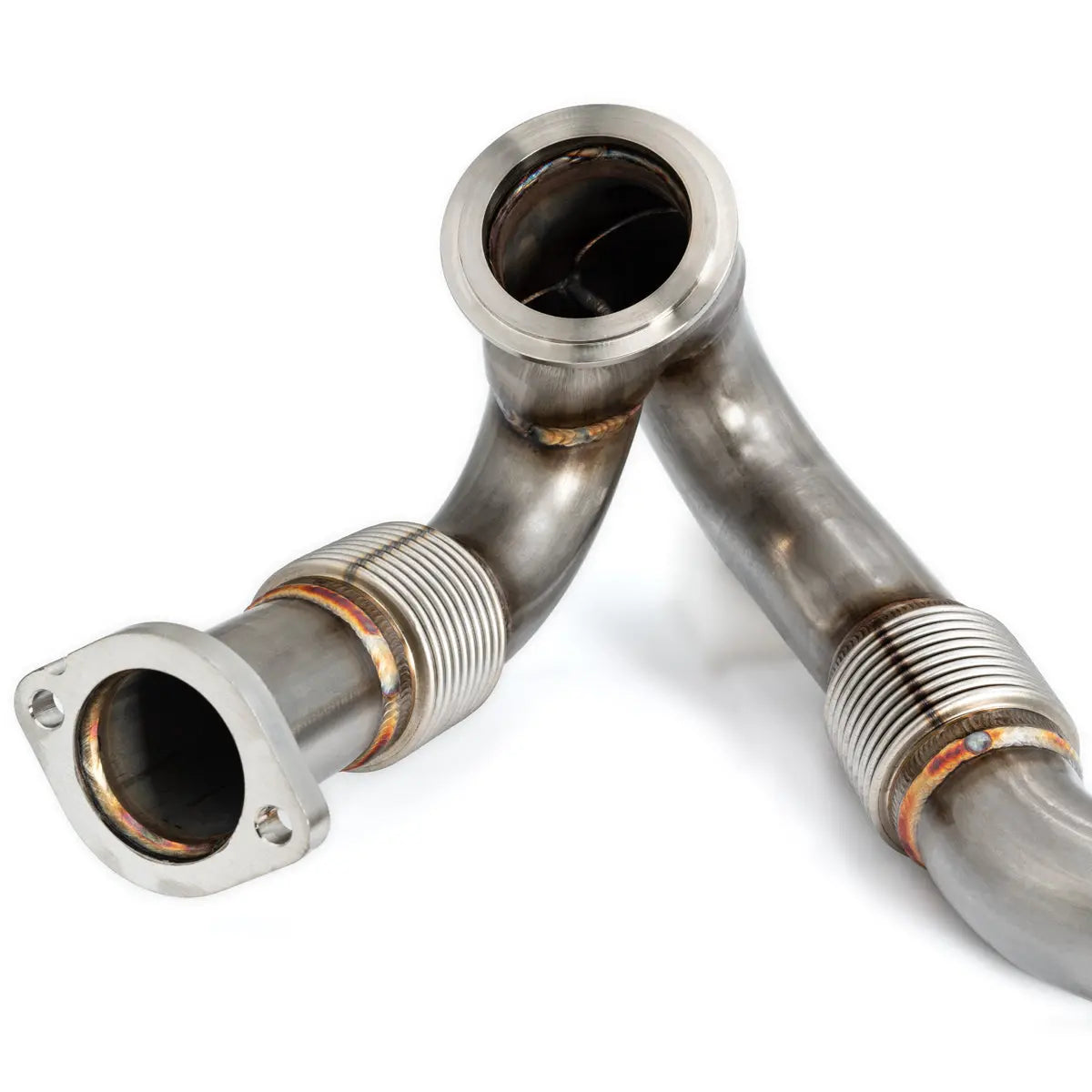 2004-2007 Ford 6.0L OEM Performance Up-Pipes use with square EGR cooler Pacific Performance Engineering