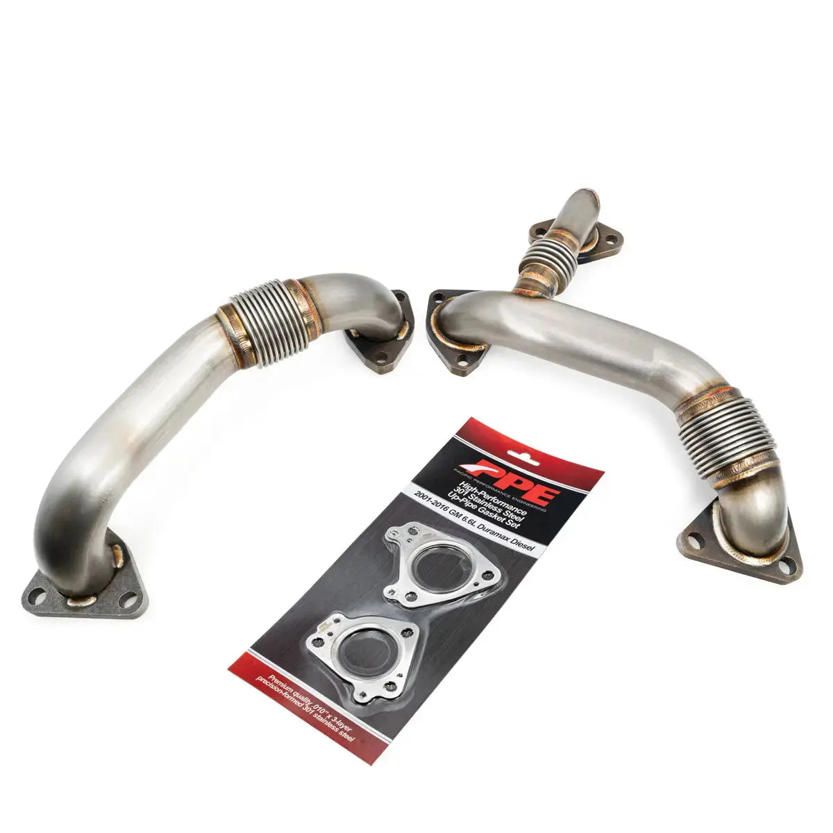 GM 6.6L Duramax OEM Length Replacement High Flow Up-Pipes Pacific Performance Engineering