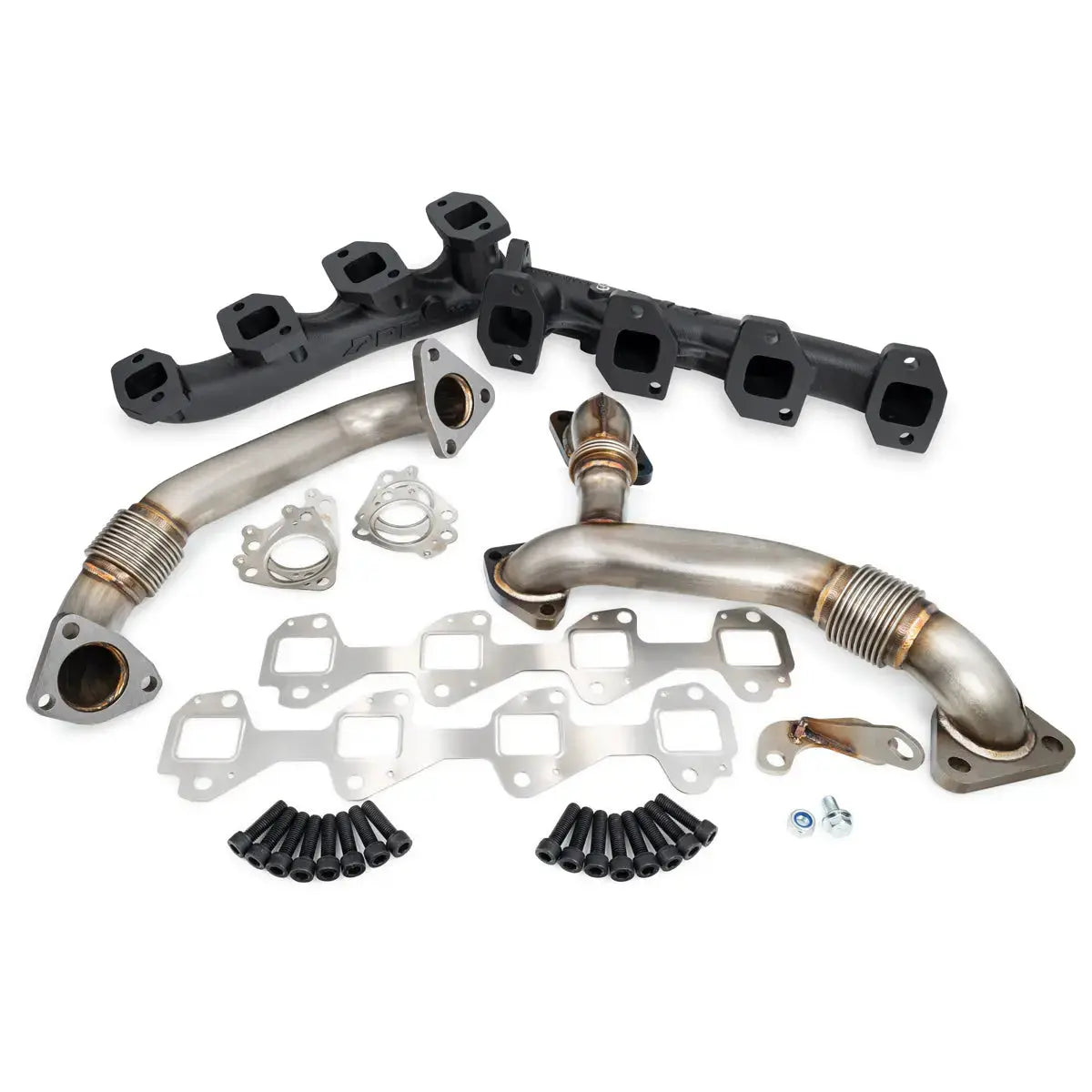 GM 6.6L Duramax High-Flow Exhaust Manifolds and Up-Pipes Kits Pacific Performance Engineering