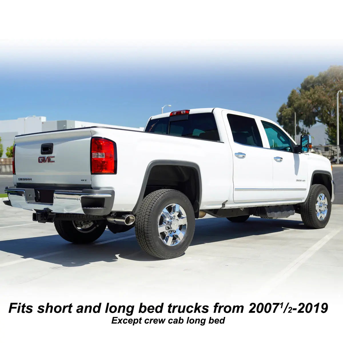 2007.5-2019 GM 6.6L Duramax 304 Stainless Steel Cat-Back Performance Exhaust System with Polished Tip Pacific Performance Engineering