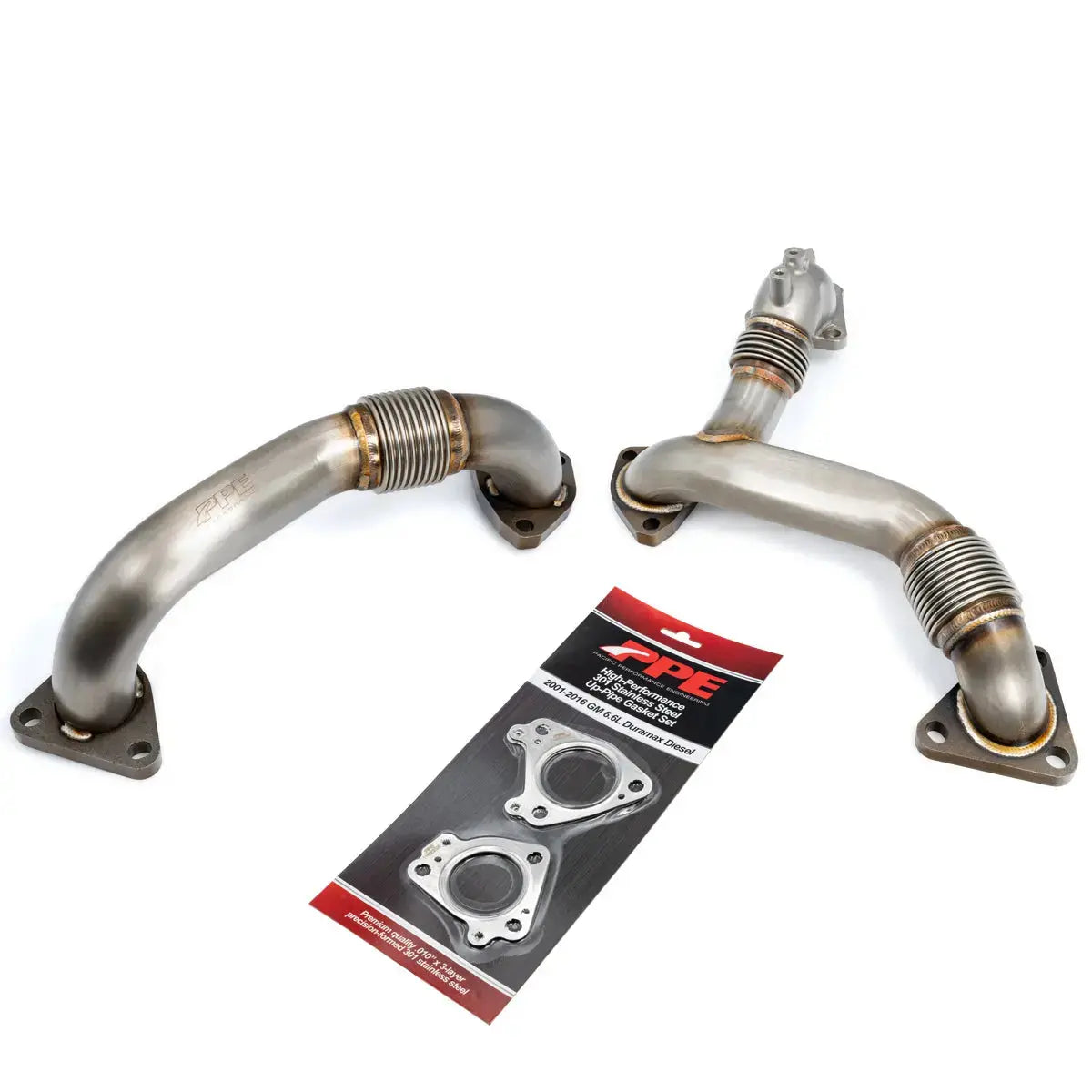 GM 6.6L Duramax OEM Length Replacement High Flow Up-Pipes Pacific Performance Engineering