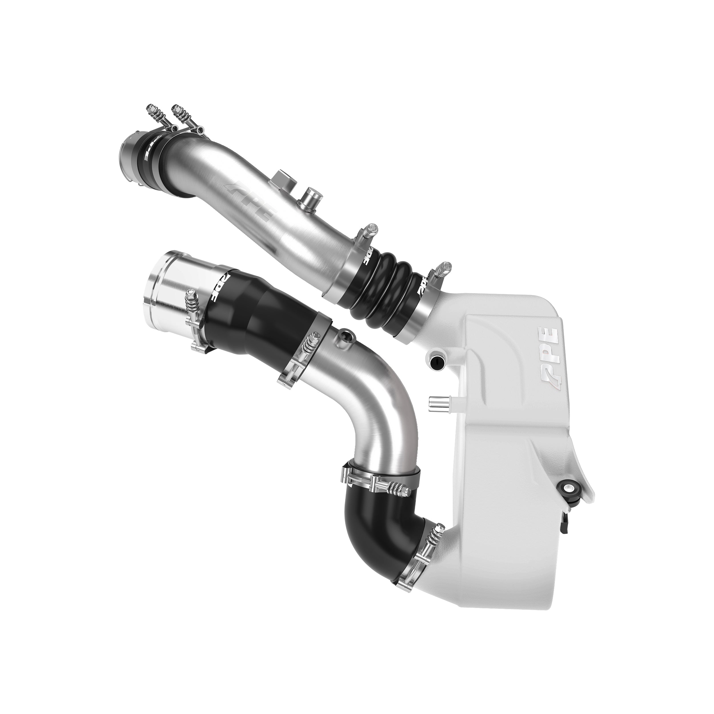 2011-2026 Ford 6.7L Power Stroke Air-to-Water Intercooler with Brushed Charge Pipes