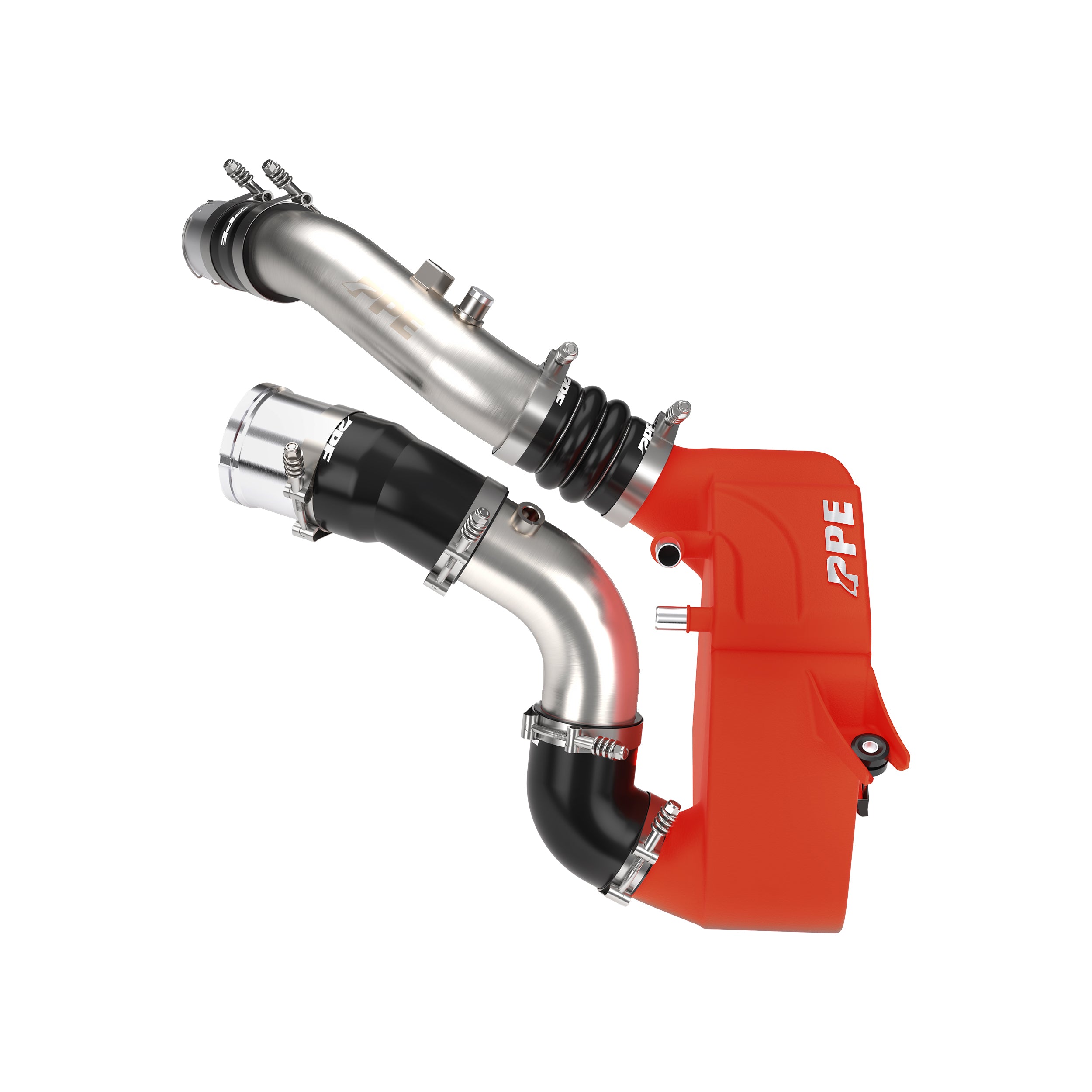 2011-2026 Ford 6.7L Power Stroke Air-to-Water Intercooler with Brushed Charge Pipes