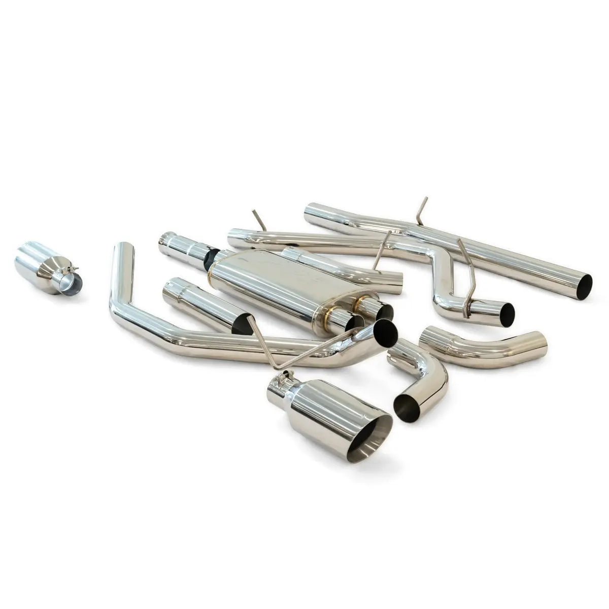 2014-2019 GM 1500 Cat-Back Exhaust Systems Dual Exit Pacific Performance Engineering
