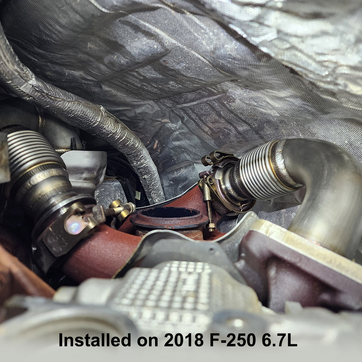 2015-2019 Pickup / 2017-2019 Chassis Cab Ford 6.7L Power Stroke High-Flow Up-Pipes