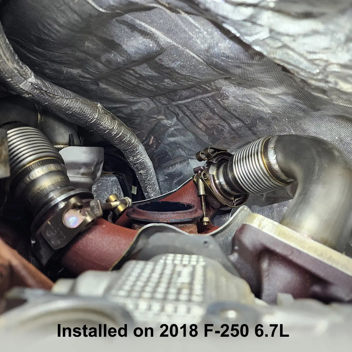 2015-2019 Pickup / 2017-2019 Chassis Cab Ford 6.7L Power Stroke High-Flow Up-Pipes Pacific Performance Engineering