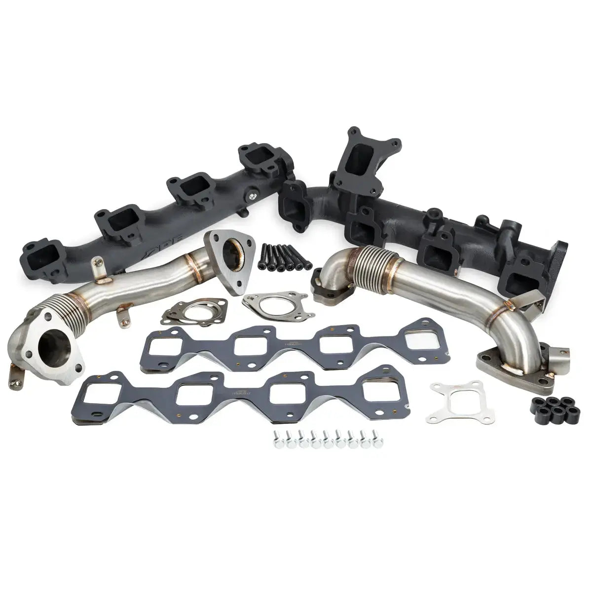 GM 6.6L Duramax High-Flow Exhaust Manifolds and Up-Pipes Kits Pacific Performance Engineering