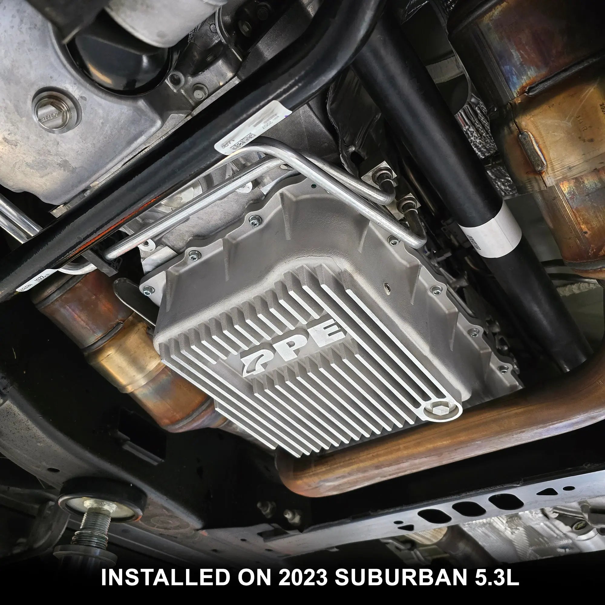 2019-2025 GM 5.3L/6.2L 10L80 Heavy-Duty Cast Aluminum Transmission Pan Pacific Performance Engineering