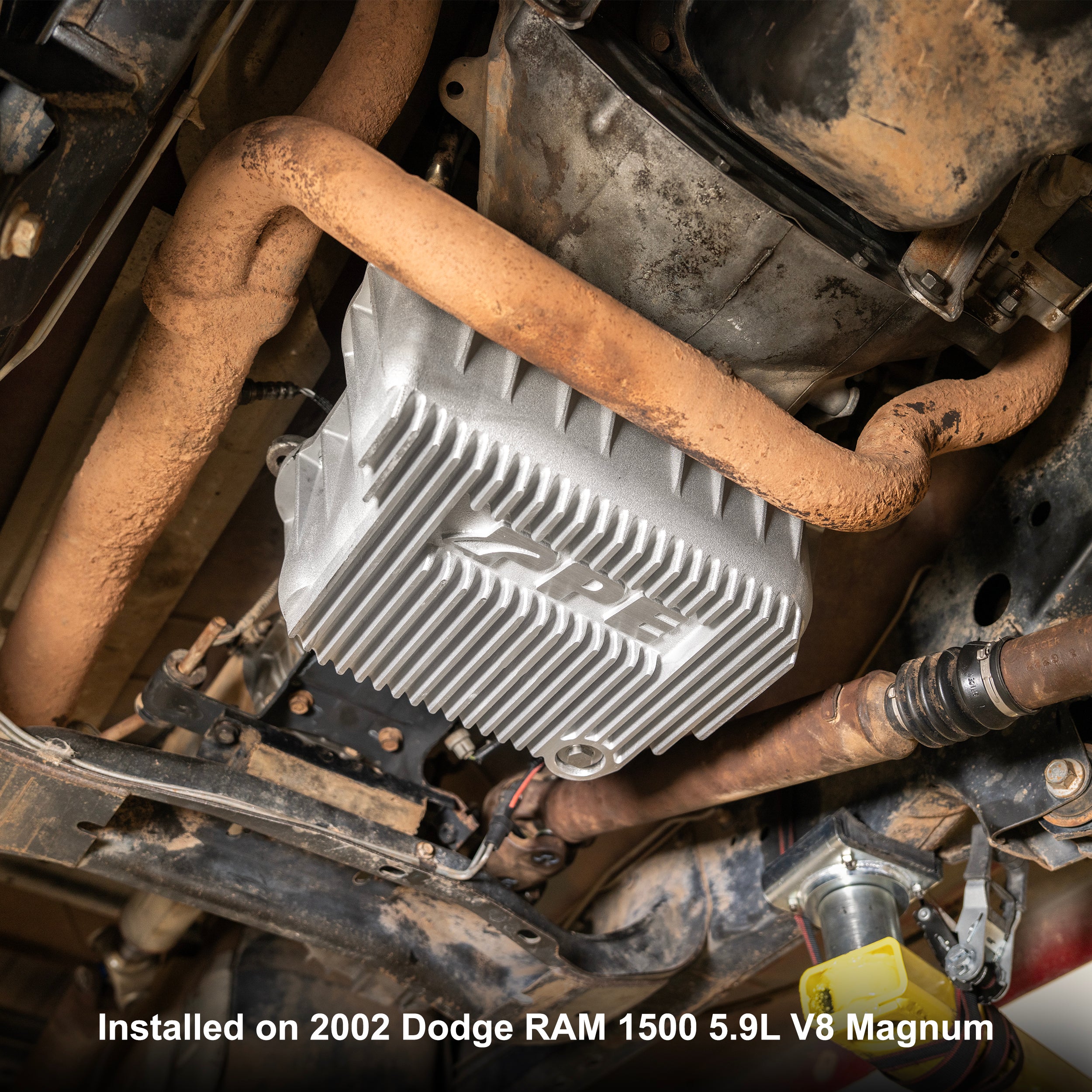 1990-2009 Dodge 5.9L Cummins 46RH 46RE 47RE 47RH 48RE Heavy-Duty Cast Aluminum Transmission Pan