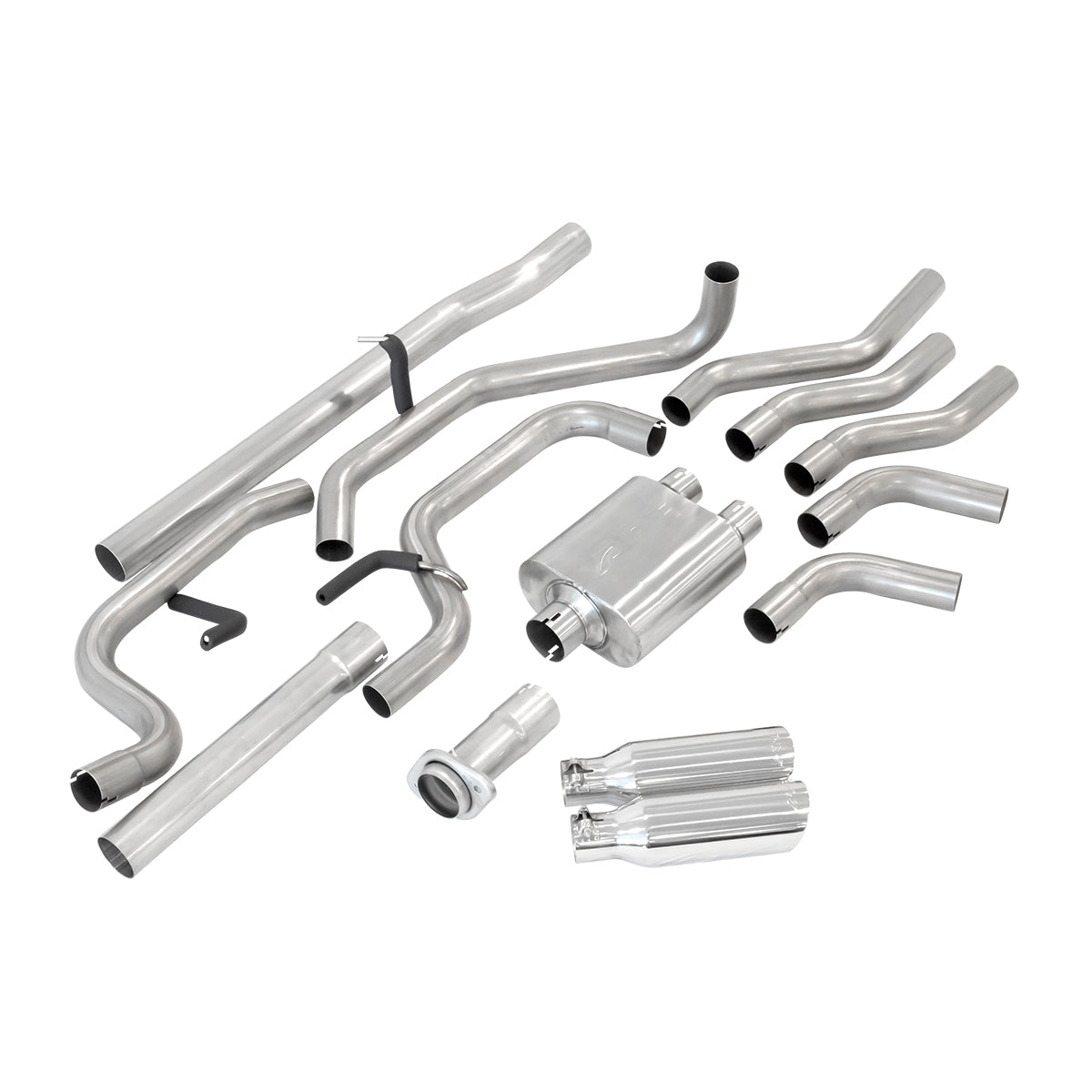 2009-2014 Ford F150 4.6L/5.0L/5.4L V8 Cat-Back Exhaust System Dual Exit