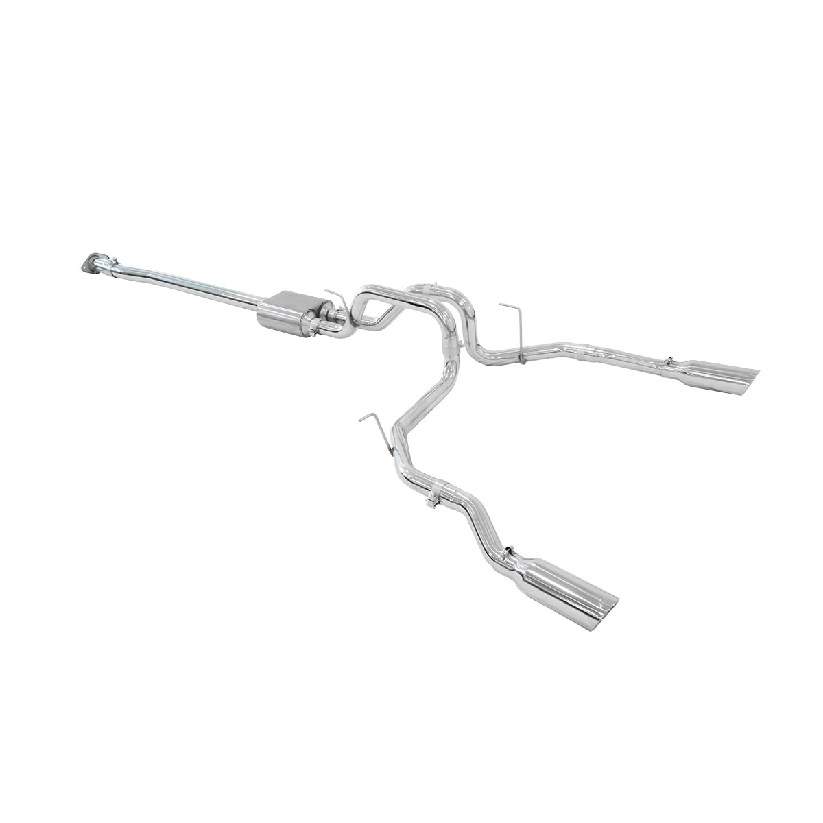 2009-2014 Ford F150 4.6L/5.0L/5.4L V8 Cat-Back Exhaust System Dual Exit