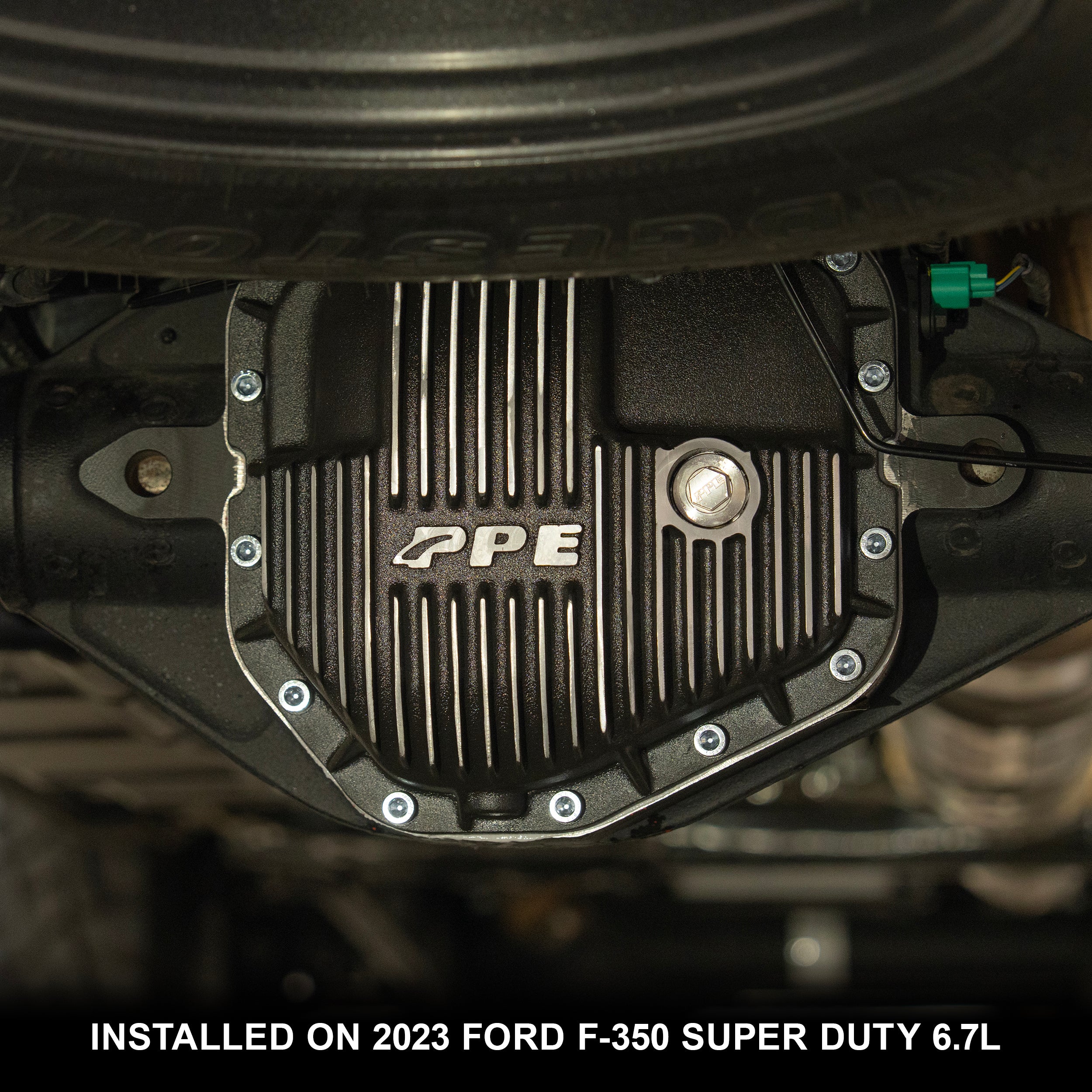 2017–2025 FORD SUPER DUTY DANA M300 14-BOLT HEAVY-DUTY CAST ALUMINUM REAR DIFFERENTIAL COVER