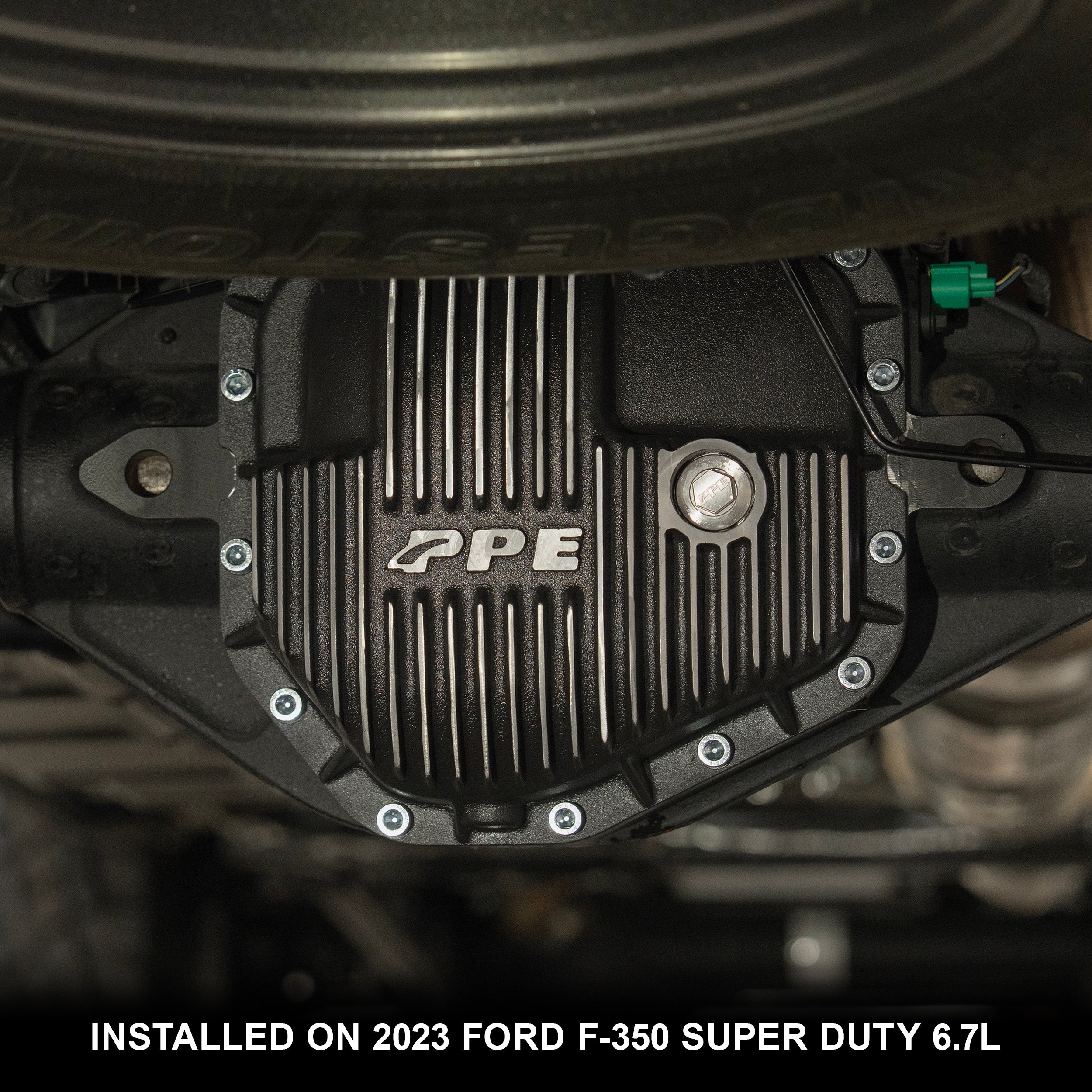 2017–2025 FORD SUPER DUTY DANA M300 14-BOLT HEAVY-DUTY CAST ALUMINUM REAR DIFFERENTIAL COVER