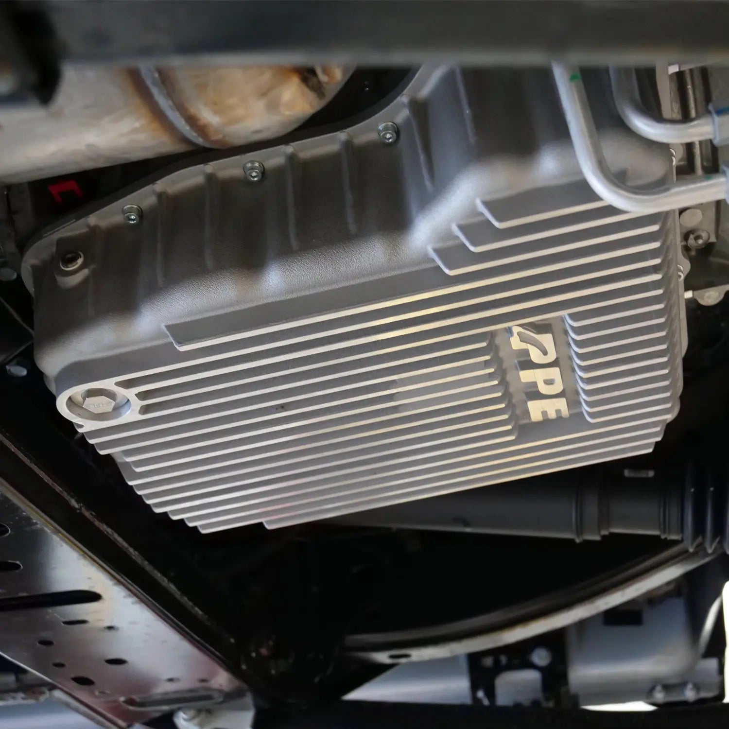 2007-2024 Ram Pickup 2500 w/ 68RFE Transmission Heavy-Duty Cast Aluminum Transmission Pan - Pacific Performance Engineering