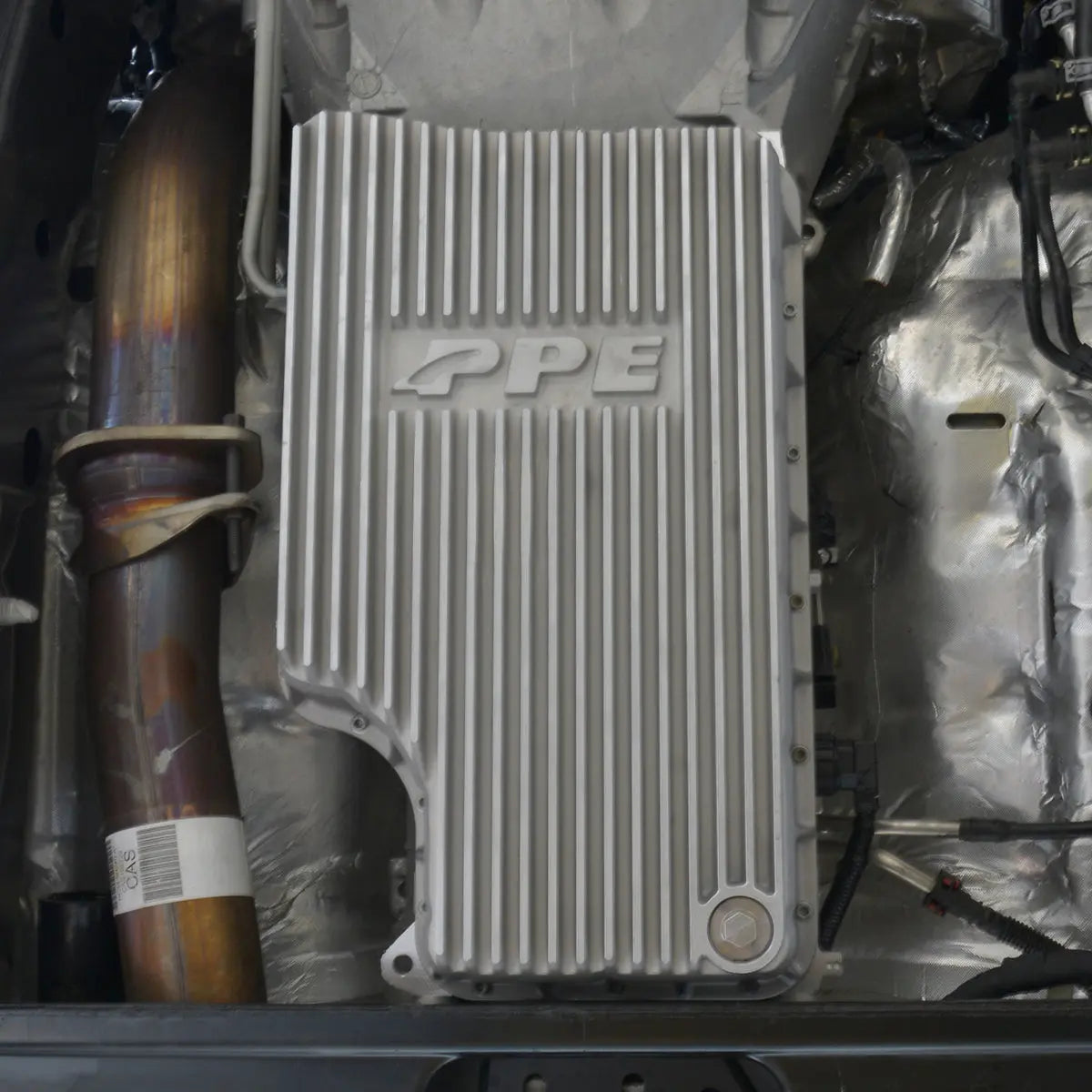 2011-2019 Ford 6.7L w/ 6R140 Transmission Heavy-Duty Cast Aluminum Deep Transmission Pan Pacific Performance Engineering
