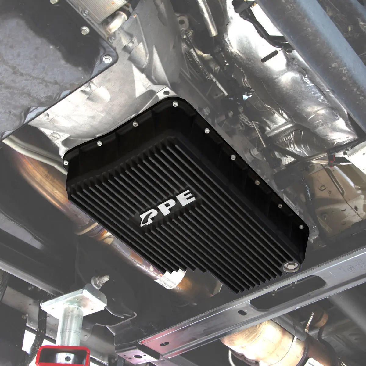 2011-2019 Ford 6.7L w/ 6R140 Transmission Heavy-Duty Cast Aluminum Deep Transmission Pan Pacific Performance Engineering