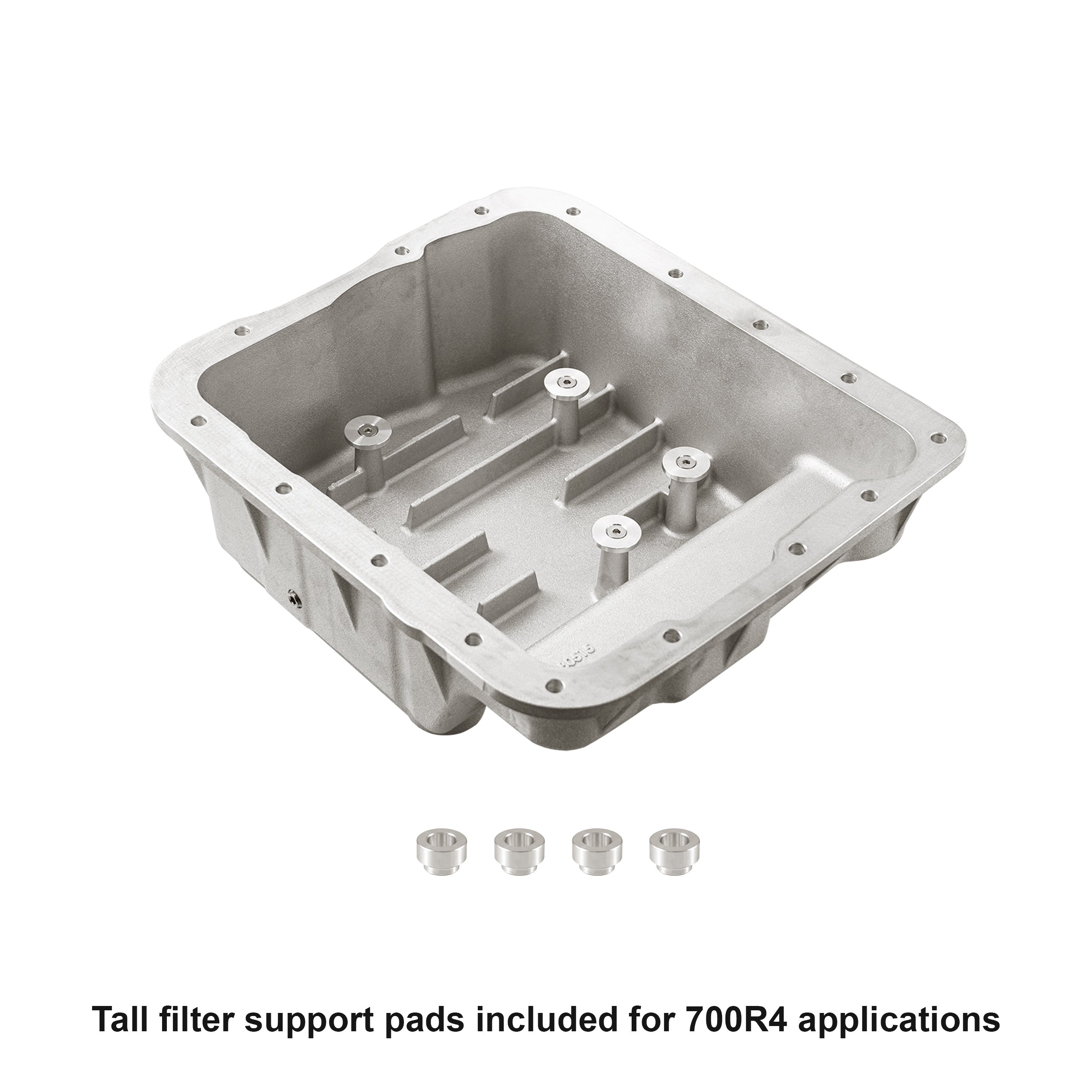 1985–2014 GM 700R4, 4L60, 4L60E, 4L65, 4L70E, 4L75E Heavy-Duty Cast Aluminum Transmission Pan