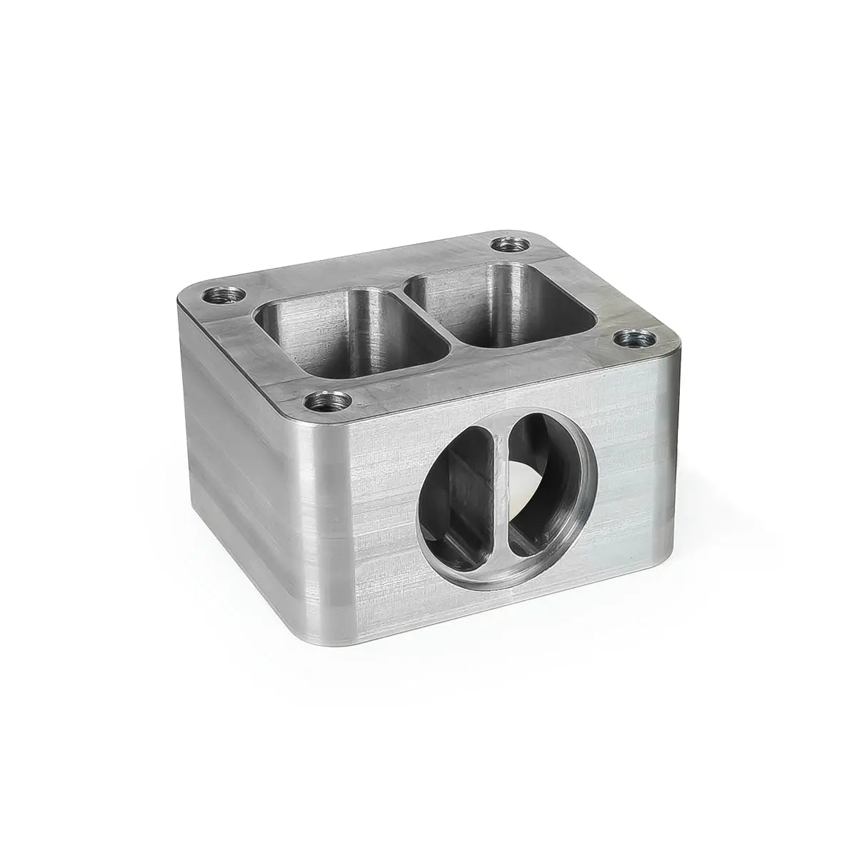 T4 Riser Block - GM 6.6L Duramax With wastegate port 2 3/8” Height