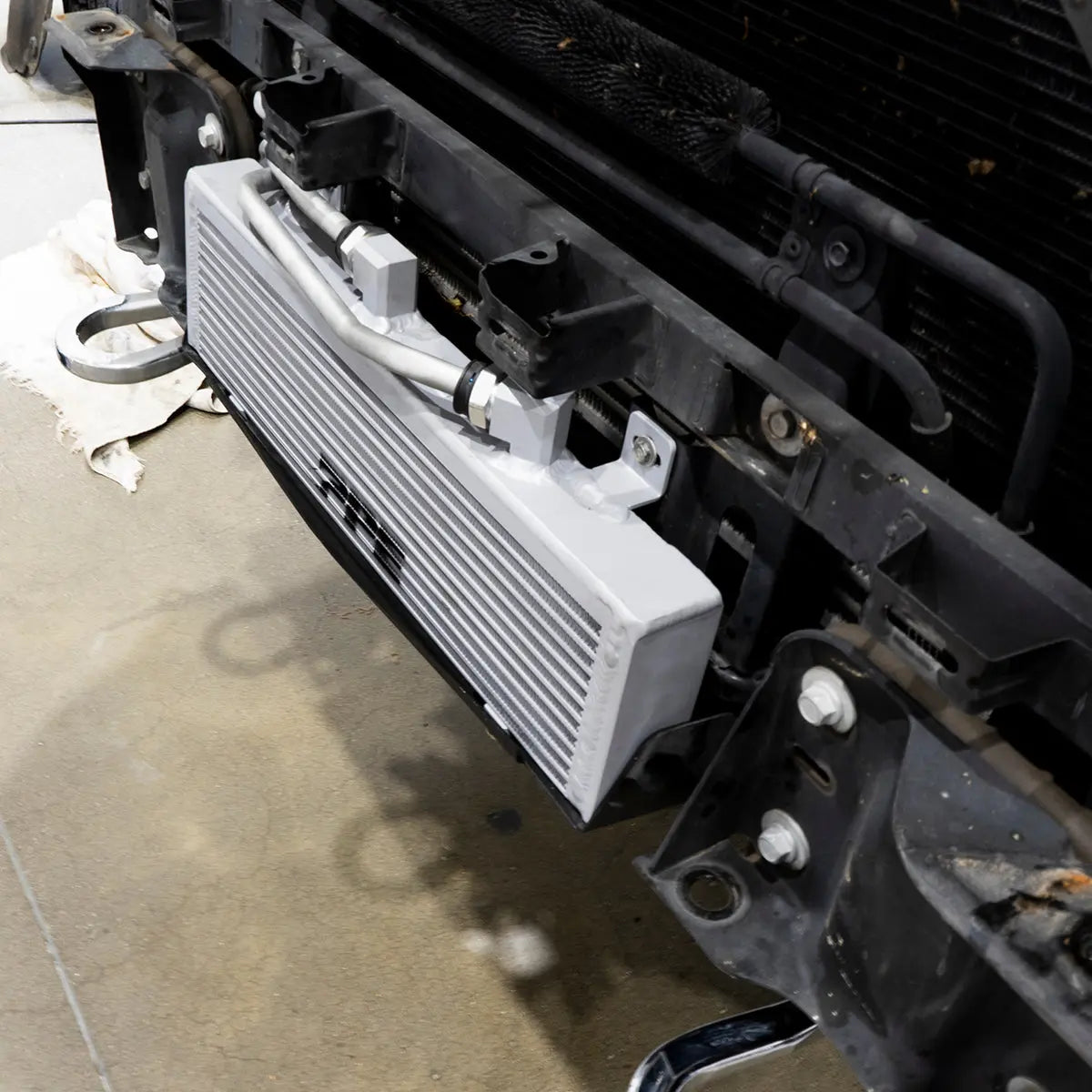 2017-2019 GM 6.6L Duramax w/ Allison Transmission Performance Transmission Cooler Bar and Plate Pacific Performance Engineering