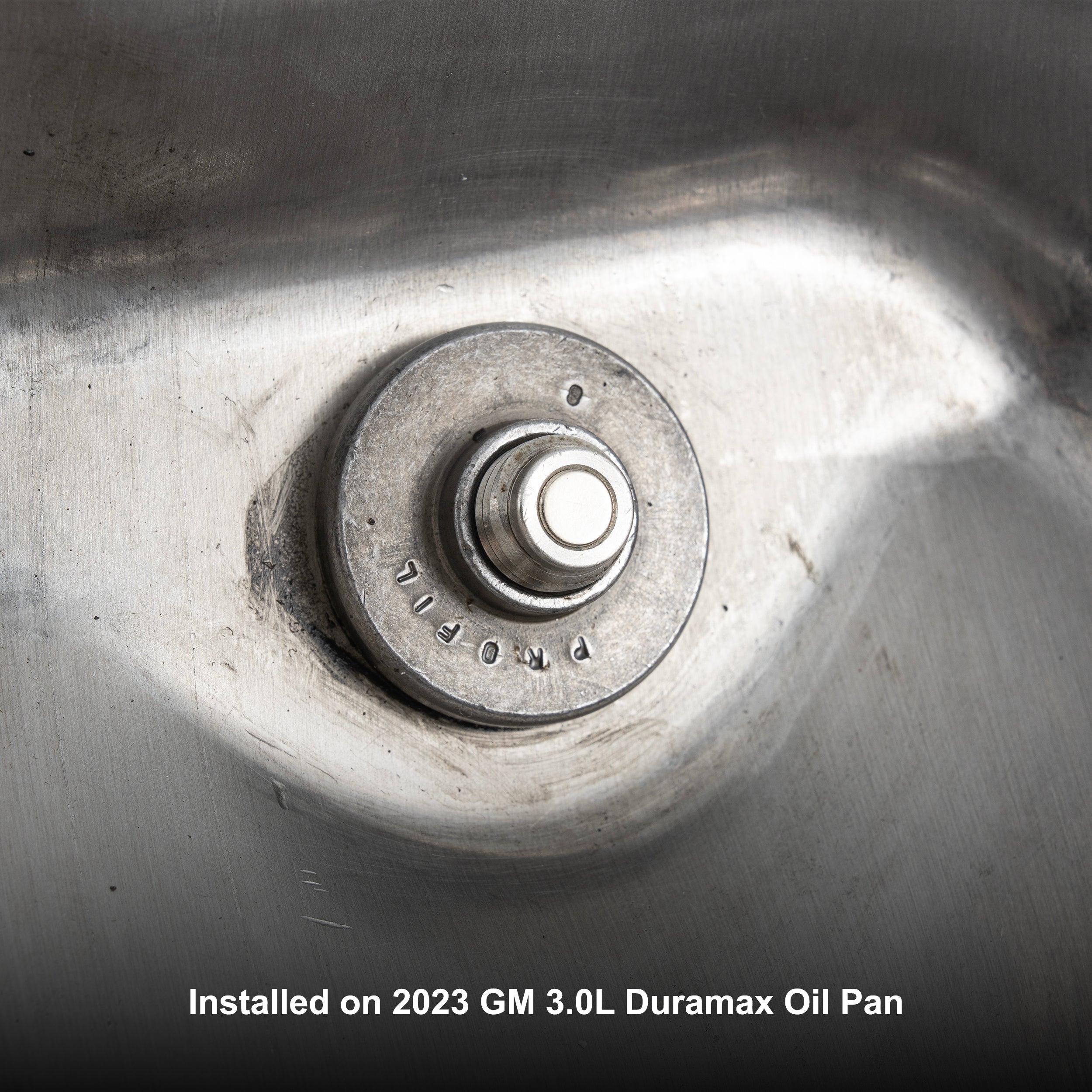 Stainless Steel Drain Plug with Integrated Magnet and M12-1.75 Threads, for Stamped Steel Pans
