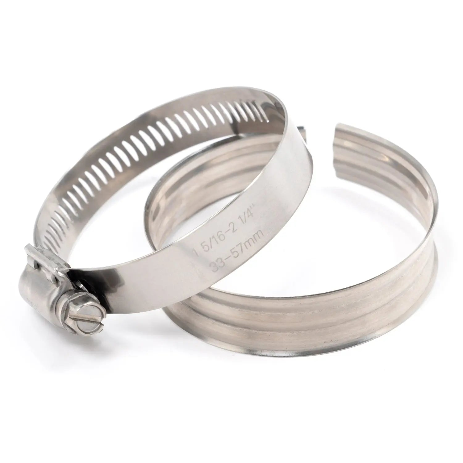 Full Stainless Steel Clamps with W-Style Inner Liner Pacific Performance Engineering