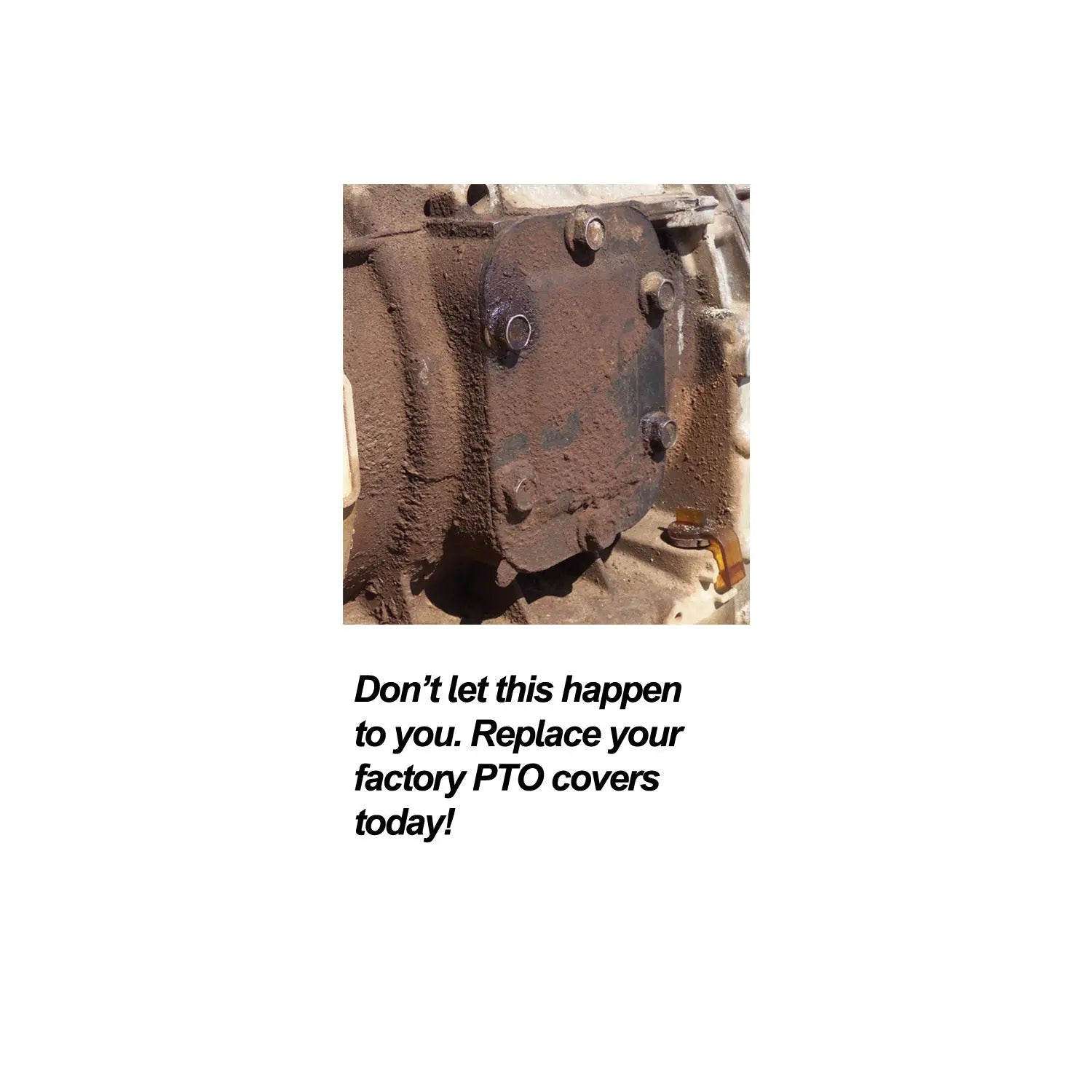 GM 6.6L Duramax Heavy-Duty Cast Aluminum PTO Side Plate Cover Pacific Performance Engineering
