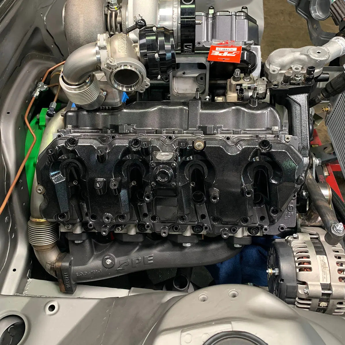 GM 6.6L Duramax High-Flow Exhaust Manifolds and Up-Pipes Kits Pacific Performance Engineering
