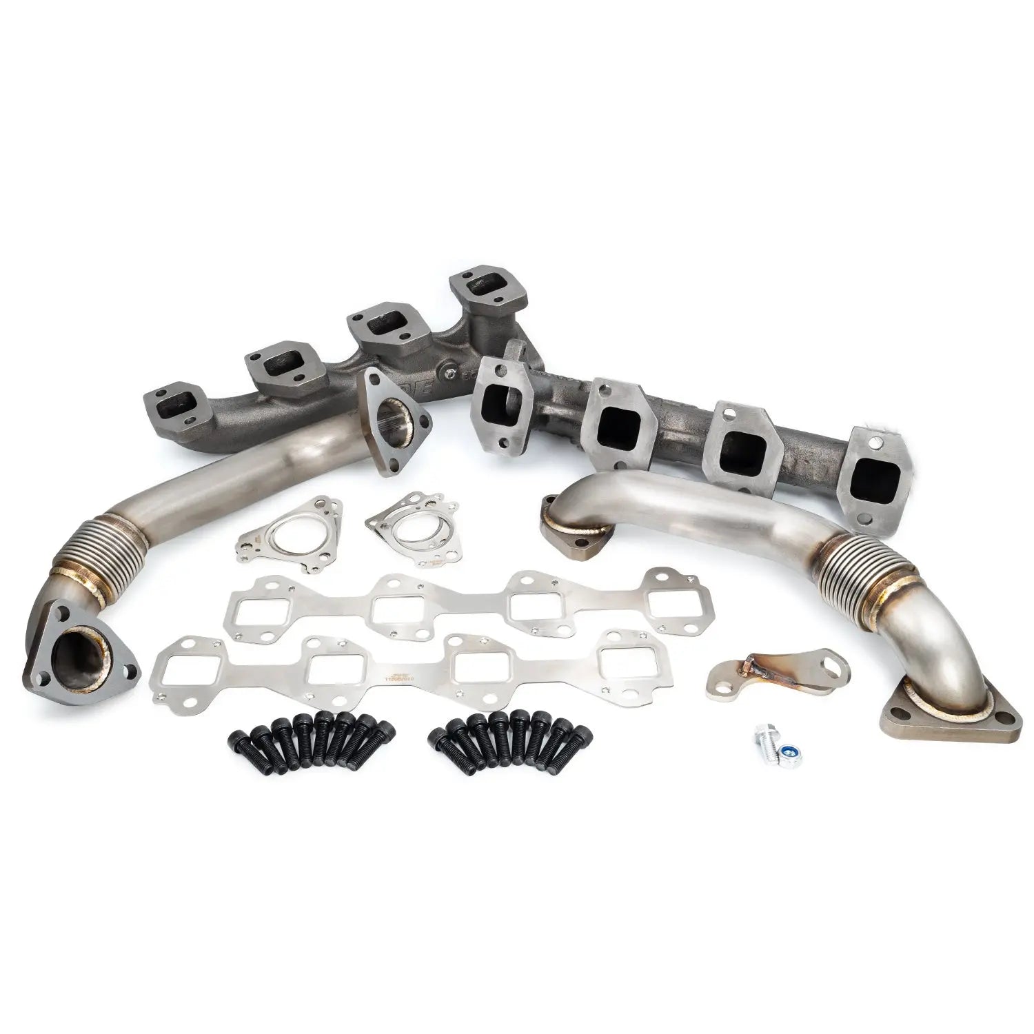 GM 6.6L Duramax High-Flow Exhaust Manifolds and Up-Pipes Kits Pacific Performance Engineering
