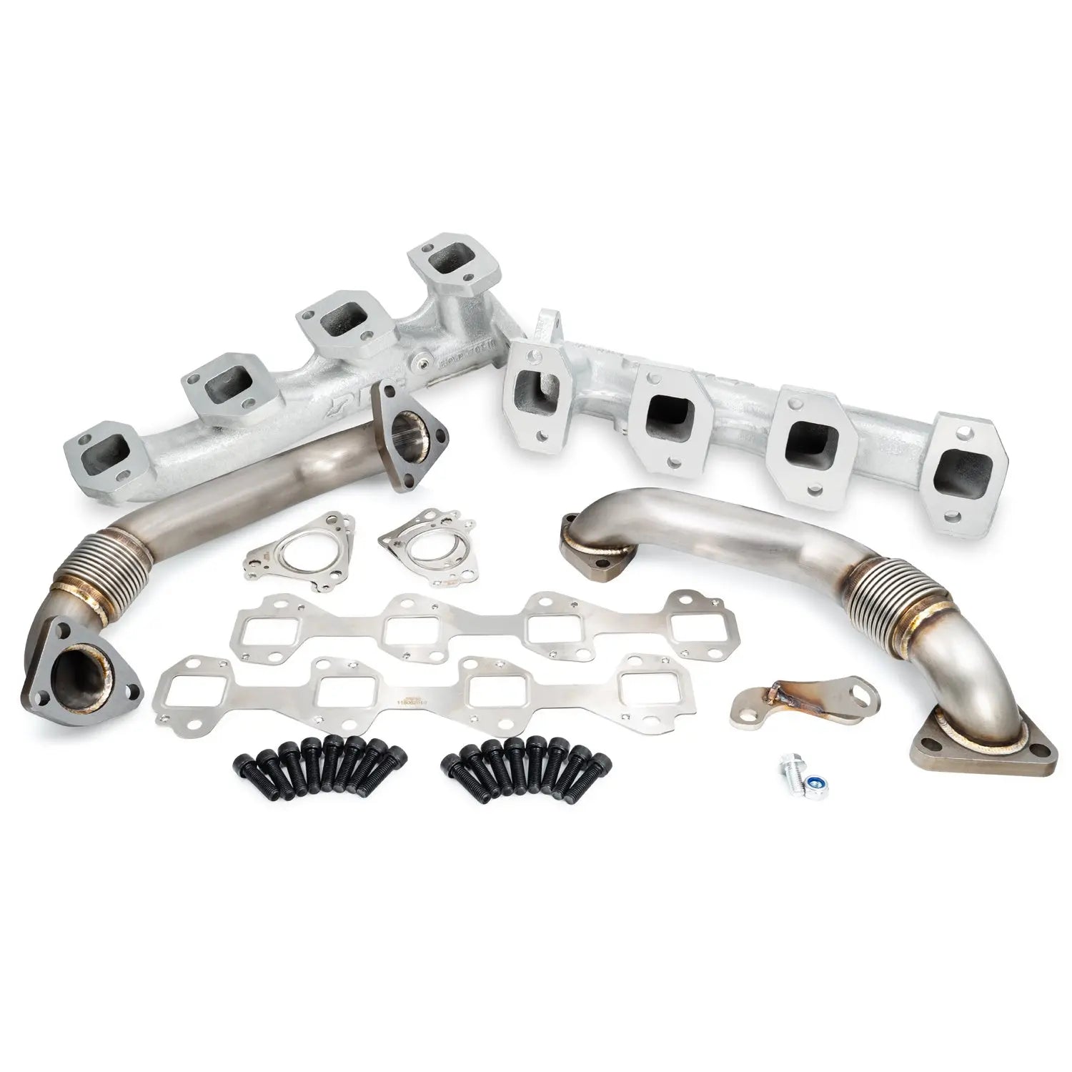 GM 6.6L Duramax High-Flow Exhaust Manifolds and Up-Pipes Kits Pacific Performance Engineering