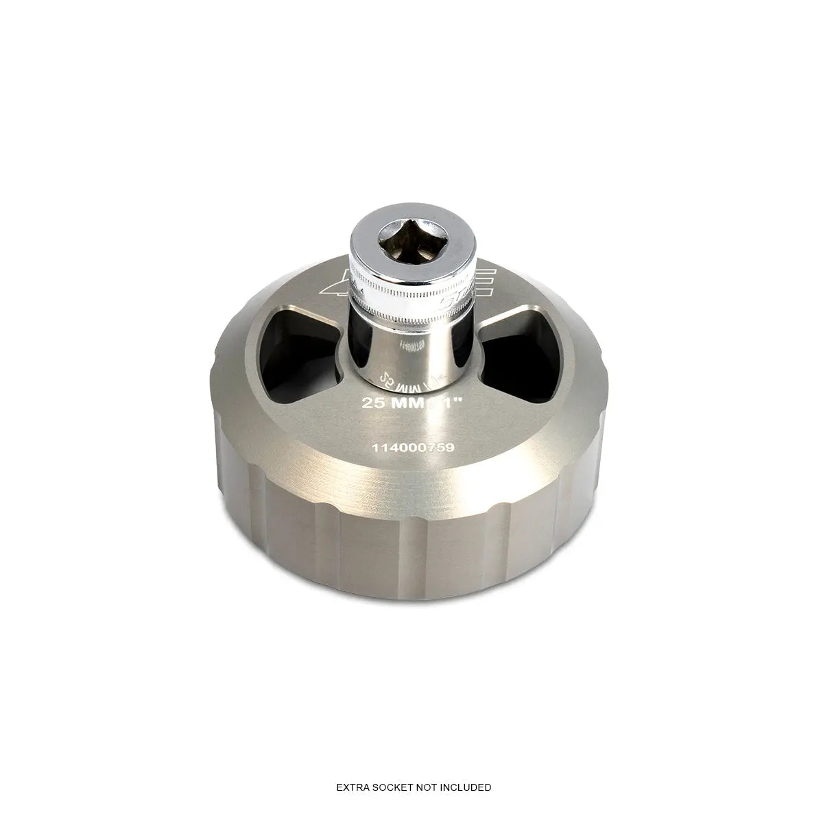 Hard Anodized Billet Aluminum Engine Oil Filter Socket - 93mm 15F Pacific Performance Engineering