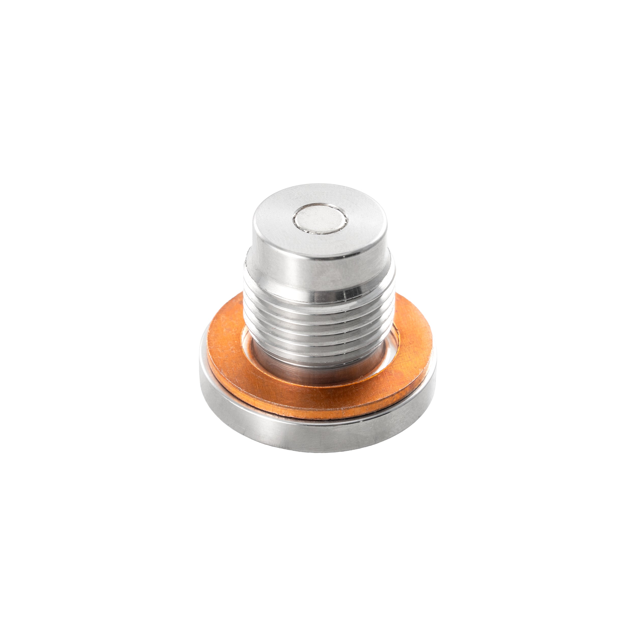 Stainless Steel Drain Plug with Integrated Magnet and M18-1.5 Threads