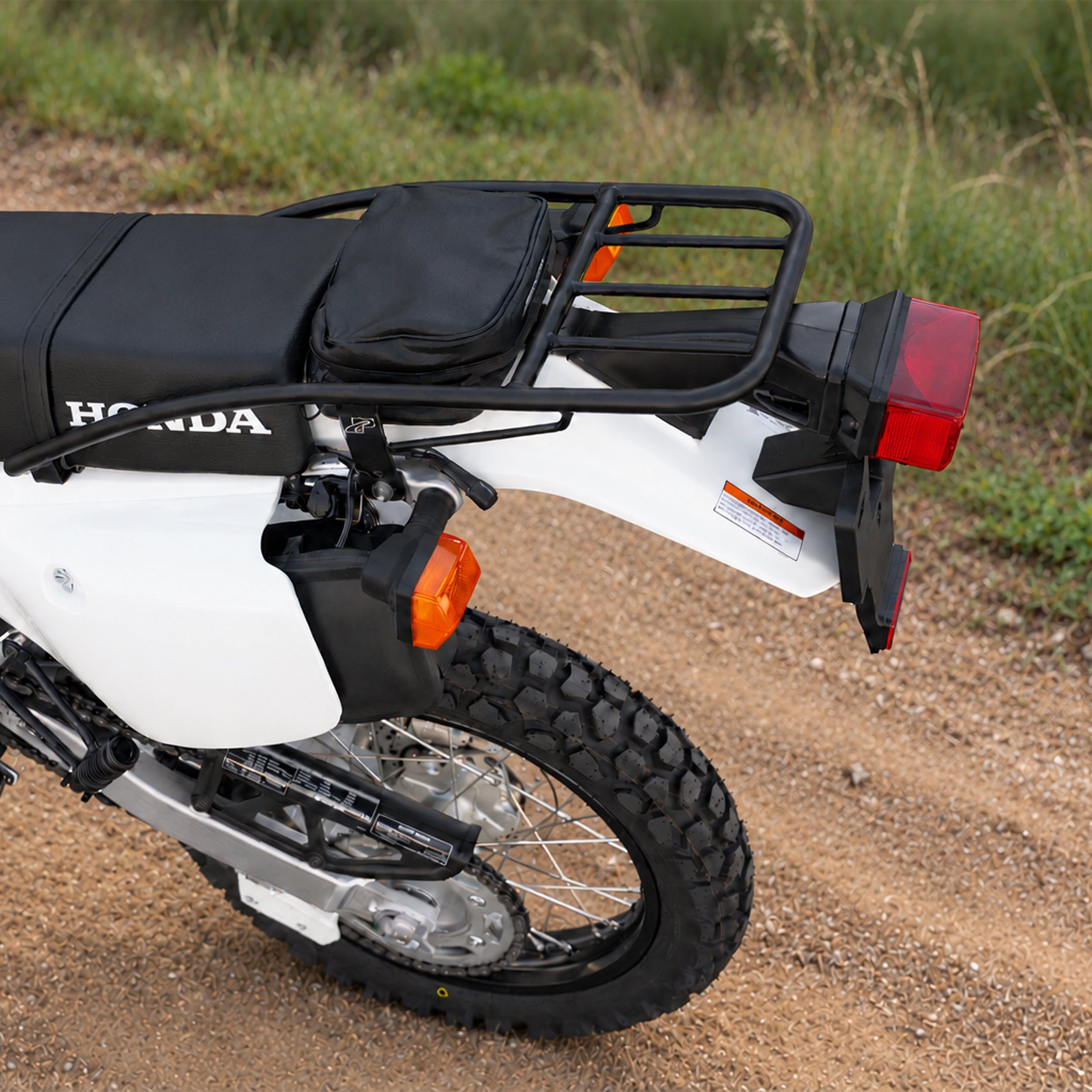 1993-2027 Honda XR650L Rear Cargo Rack – Sleek Low Profile Narrow Design – Black