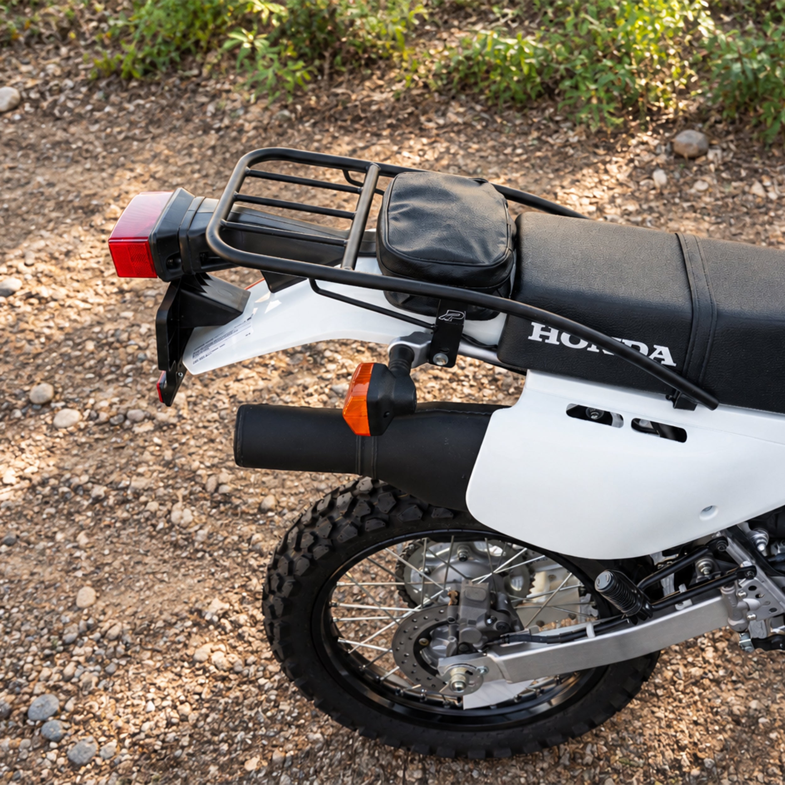 1993-2027 Honda XR650L Rear Cargo Rack – Sleek Low Profile Narrow Design – Black