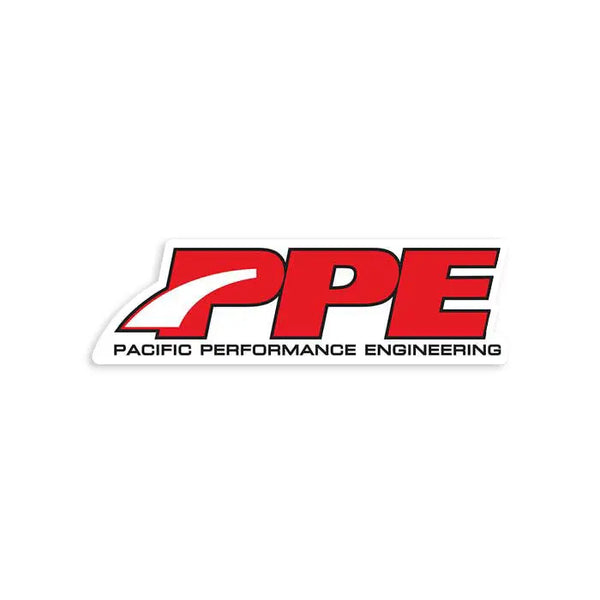PPE Sticker 9.06" x 2.75" Red Logo w/white background - Pacific Perfor ...