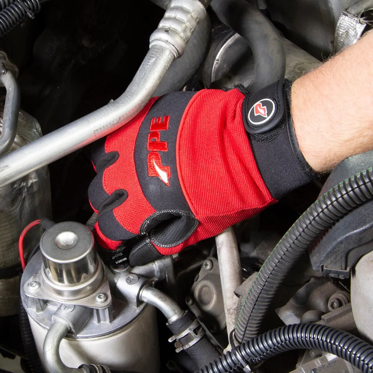 Performance Work Gloves - Black & Red PPE Exclusives