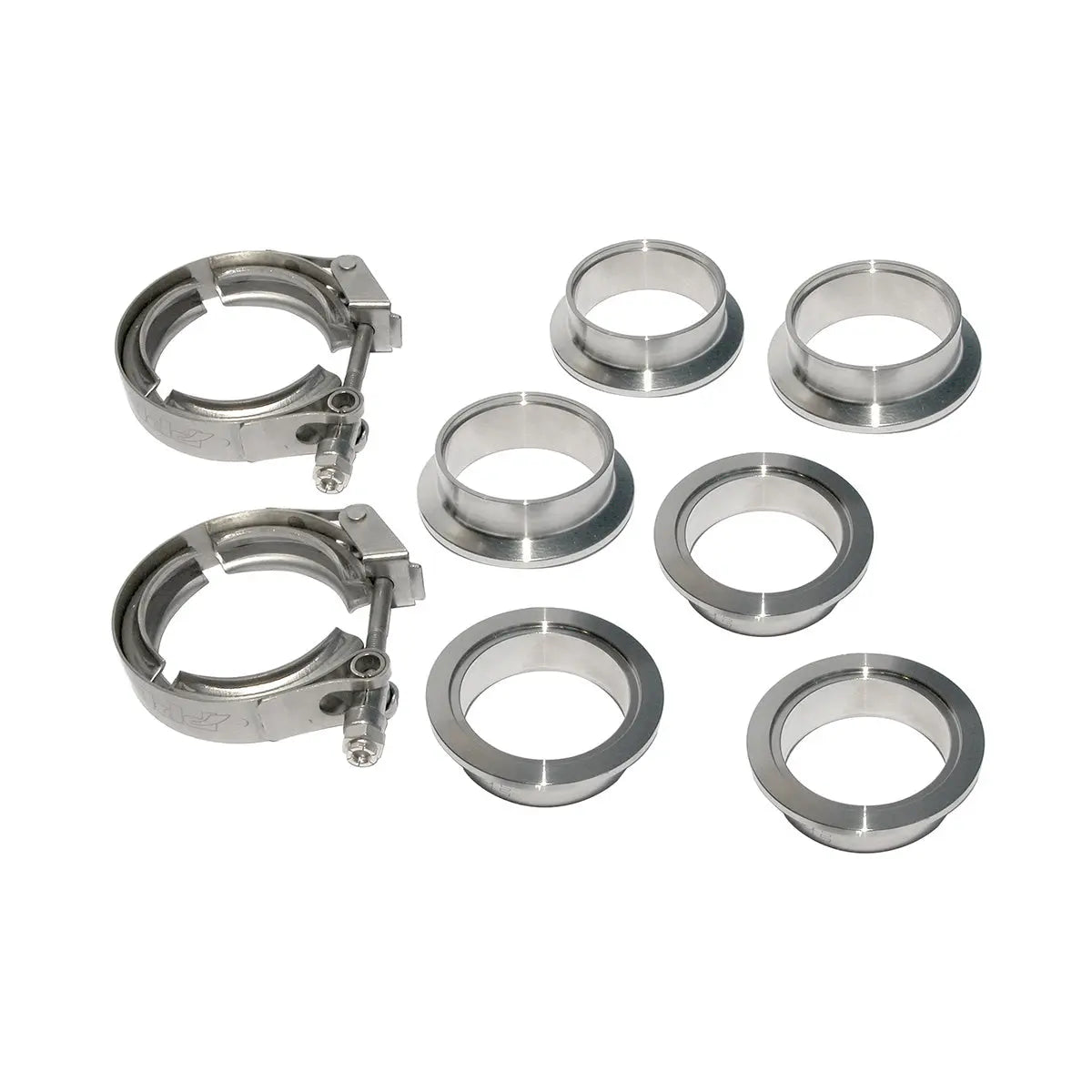 QR 304 Stainless Steel V-Band - 8 Piece Set (2C 3M 3F)  (Built To Order) Pacific Performance Engineering